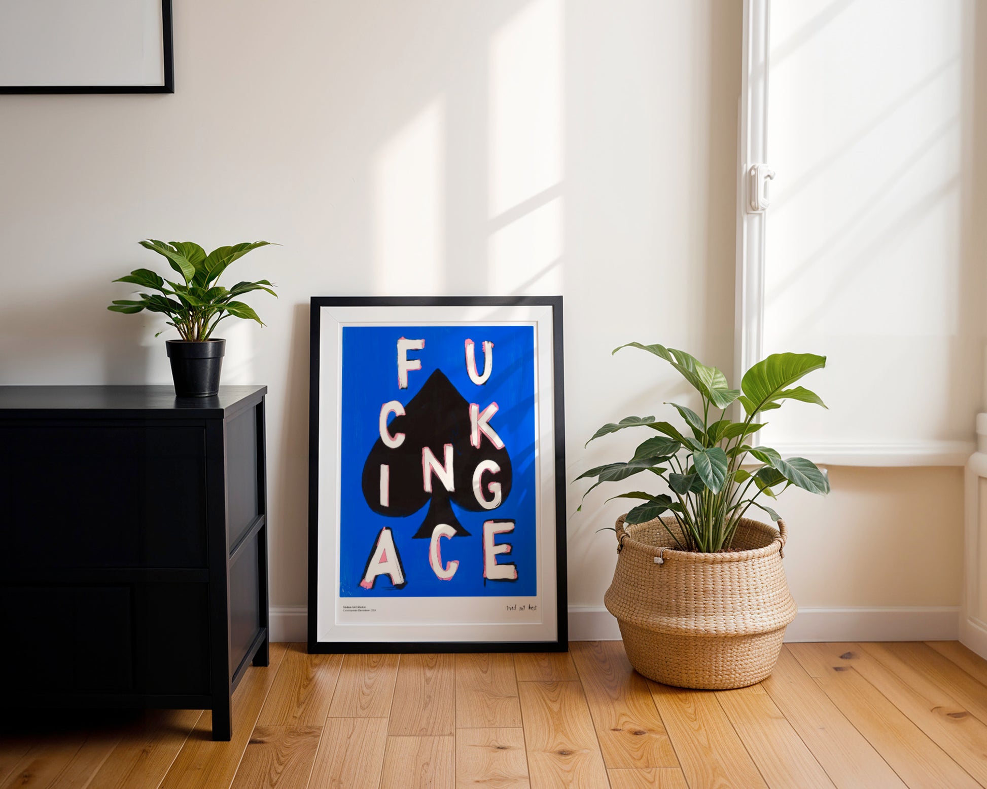 "Fucking Ace" Poster – A Winning Accent in Your Interior!