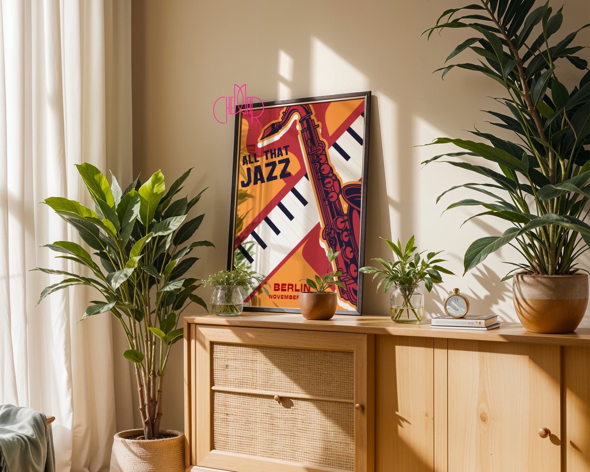 Music poster from the All That Jazz series, Berlin 1976
