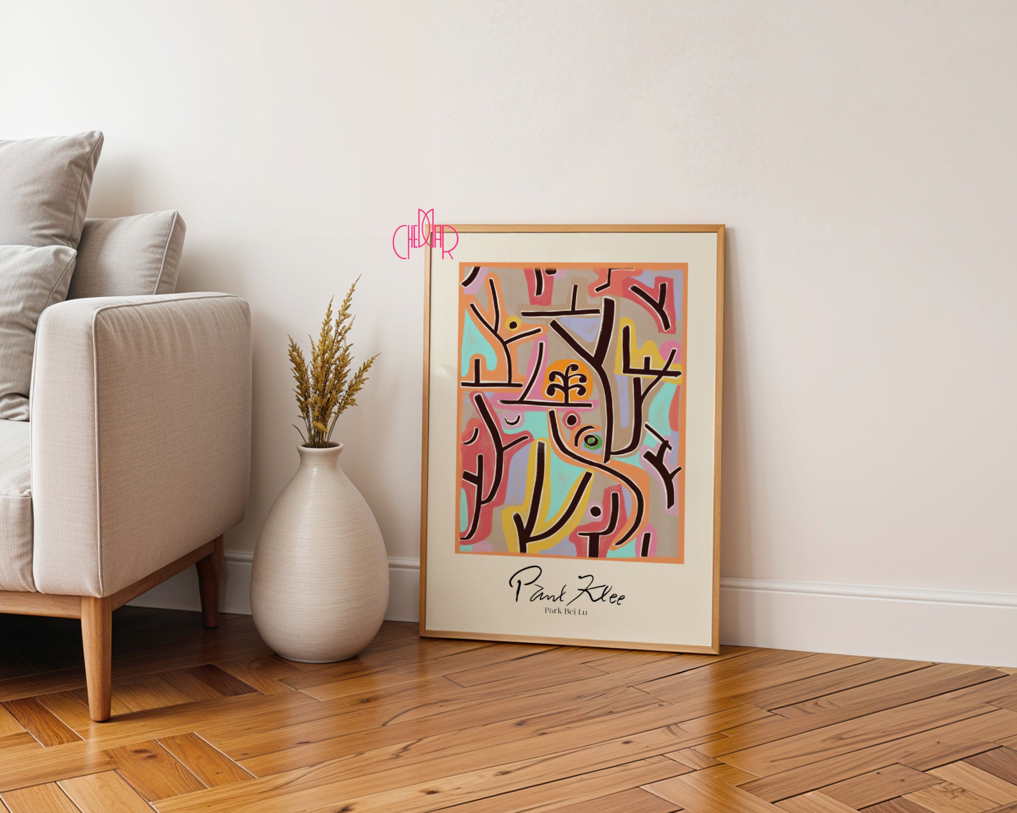 Ogród Wyobraźni: Park Bei Lu – Paul Klee, Vibrant Abstract Expressionism