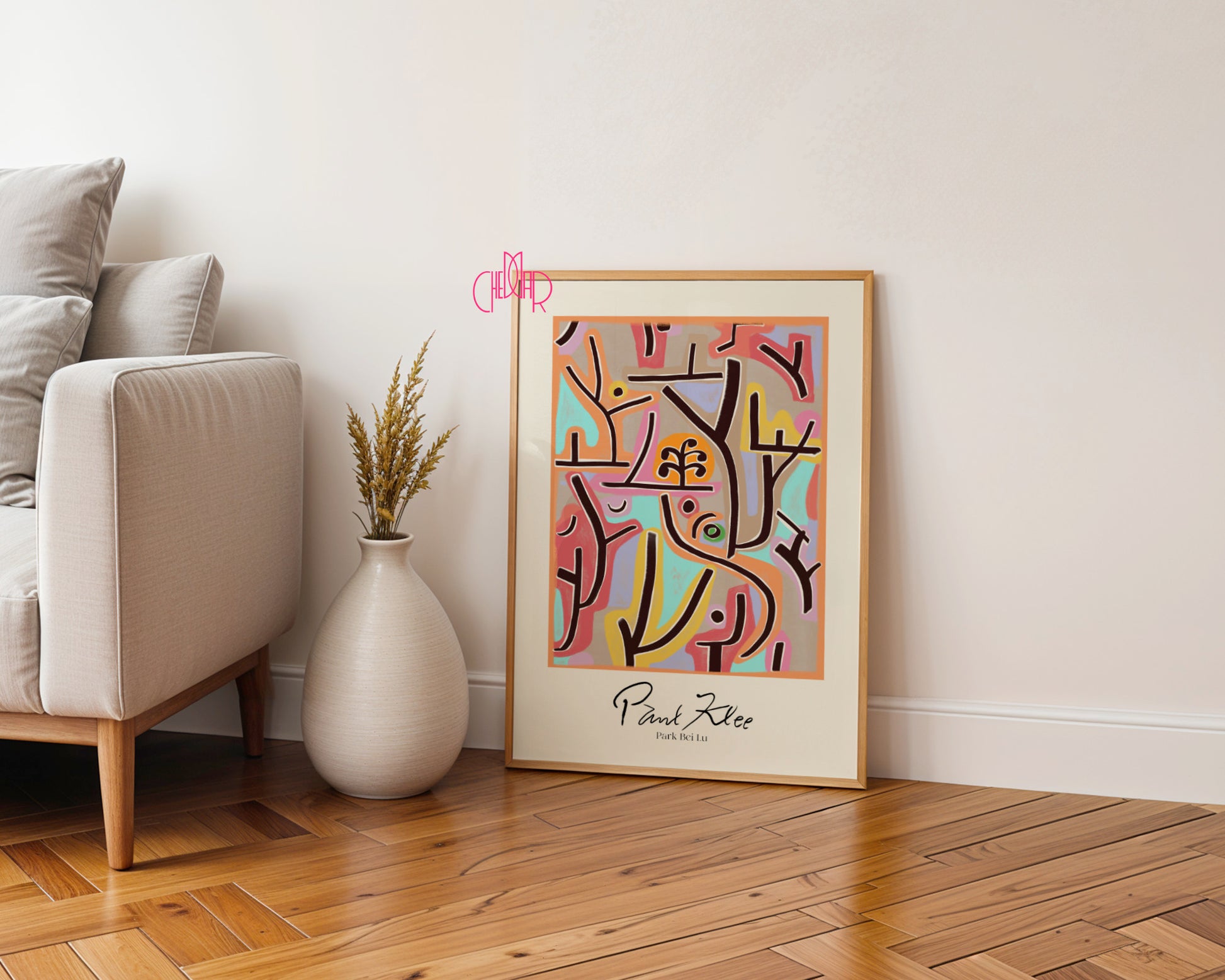 Ogród Wyobraźni: Park Bei Lu – Paul Klee, Vibrant Abstract Expressionism