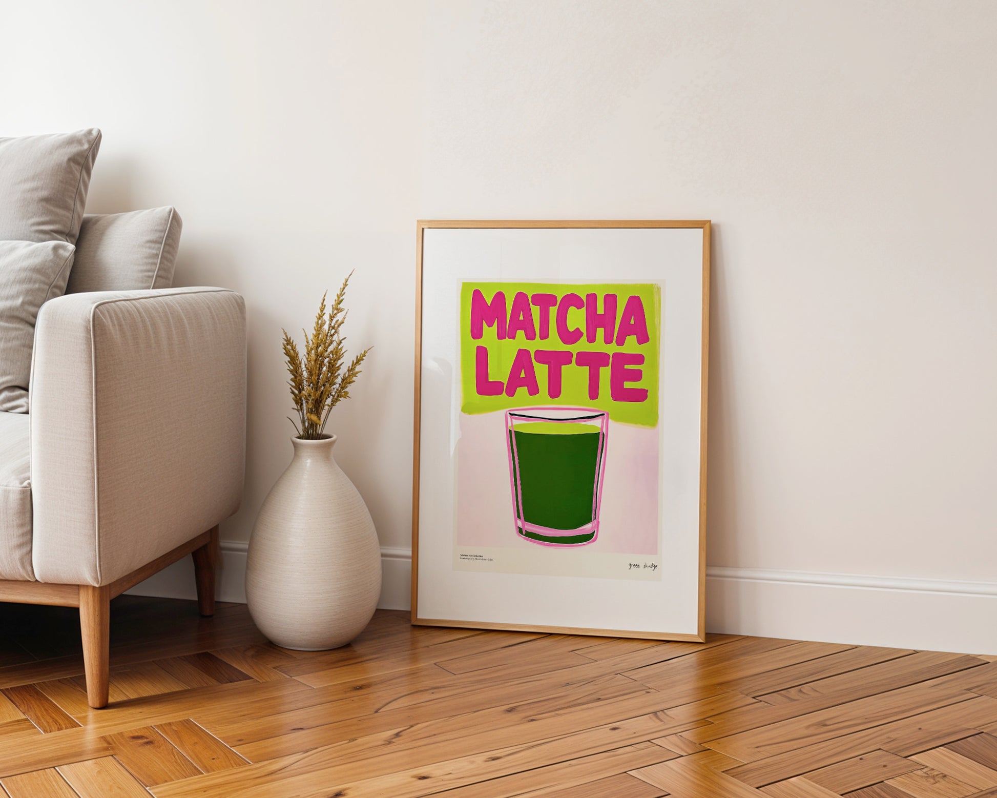 “Matcha Latte” Poster – Energy Boost for Your Interior!