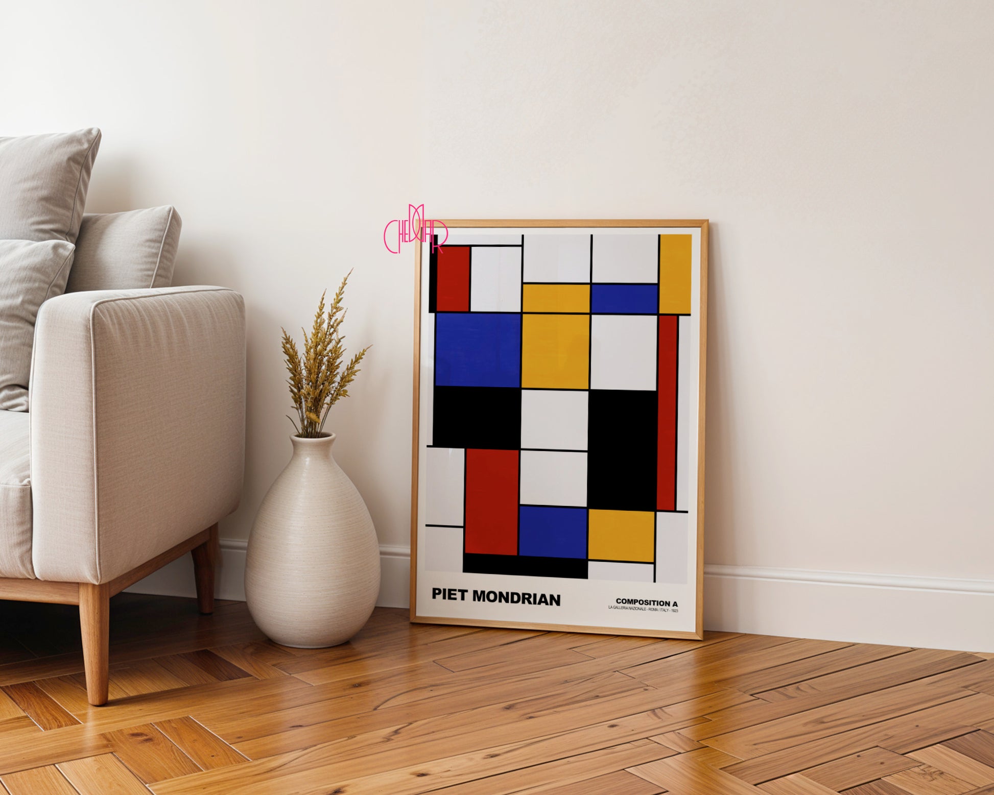 Architektura Koloru: Grid Logic – Mondrian, De Stijl Geometric Composition