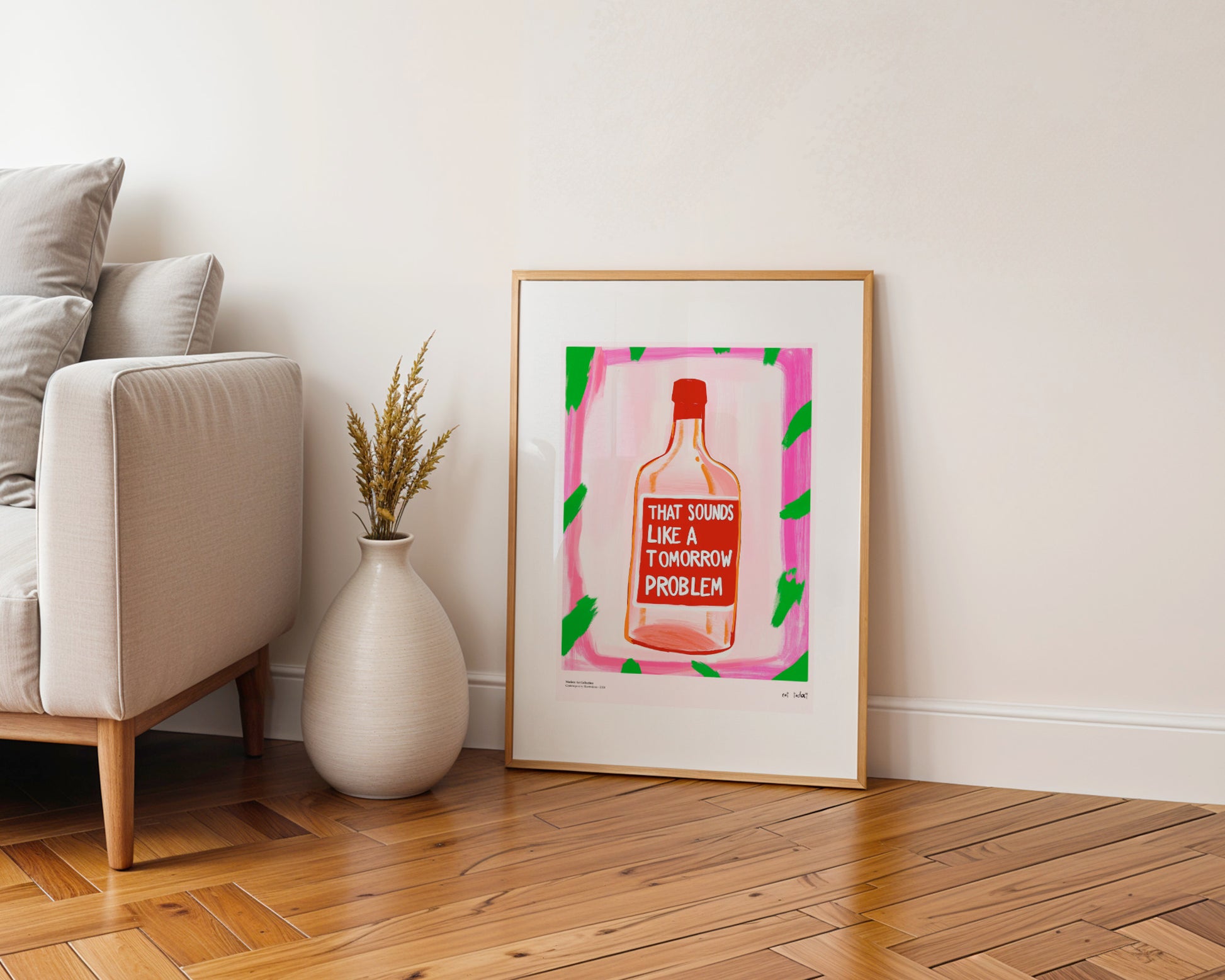 “Tomorrow Problem” Poster – A Manifesto of Relaxation in Your Interior!