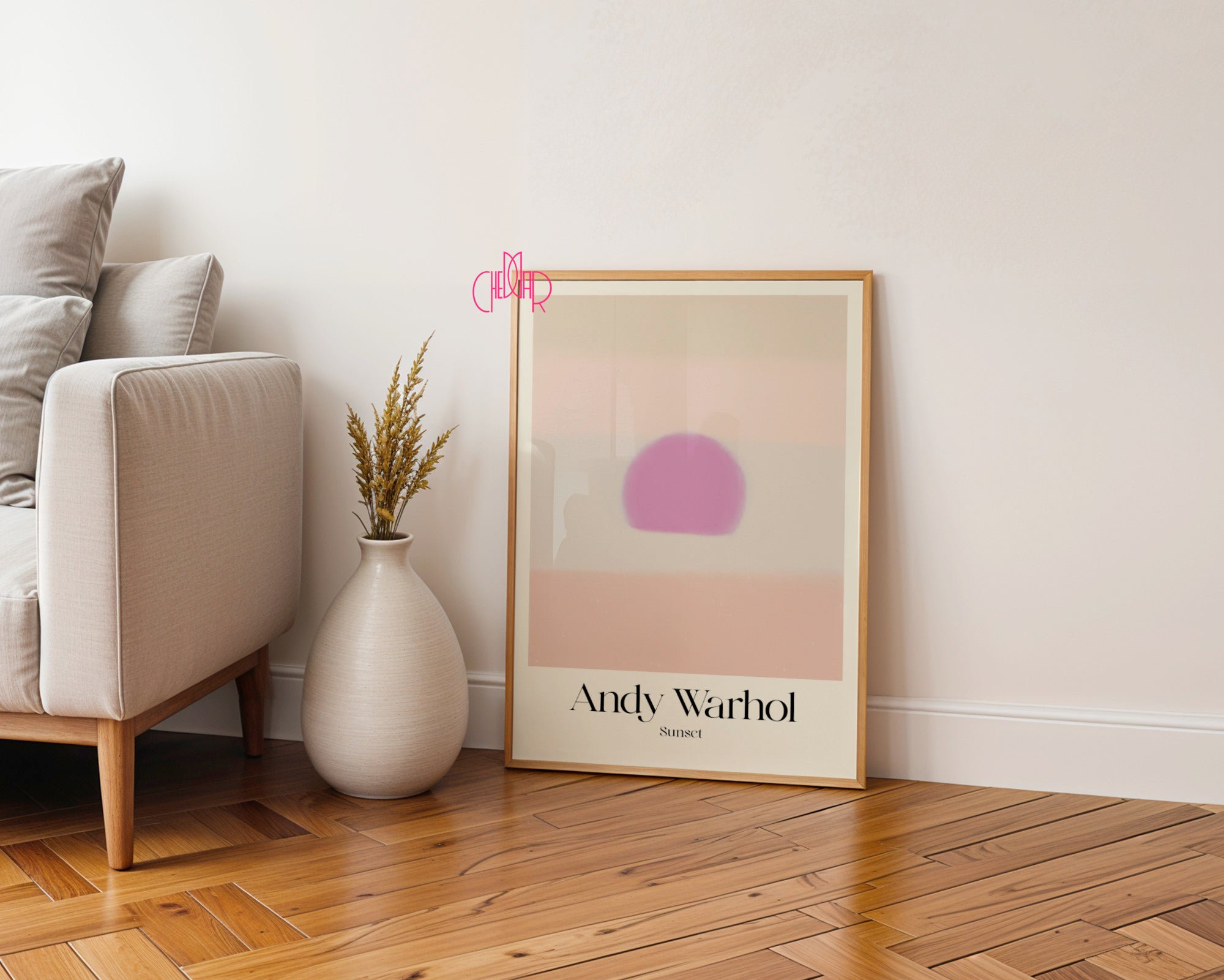 Pastelowe Wybrzeże: Sunset – Andy Warhol, Minimalist Pop Art