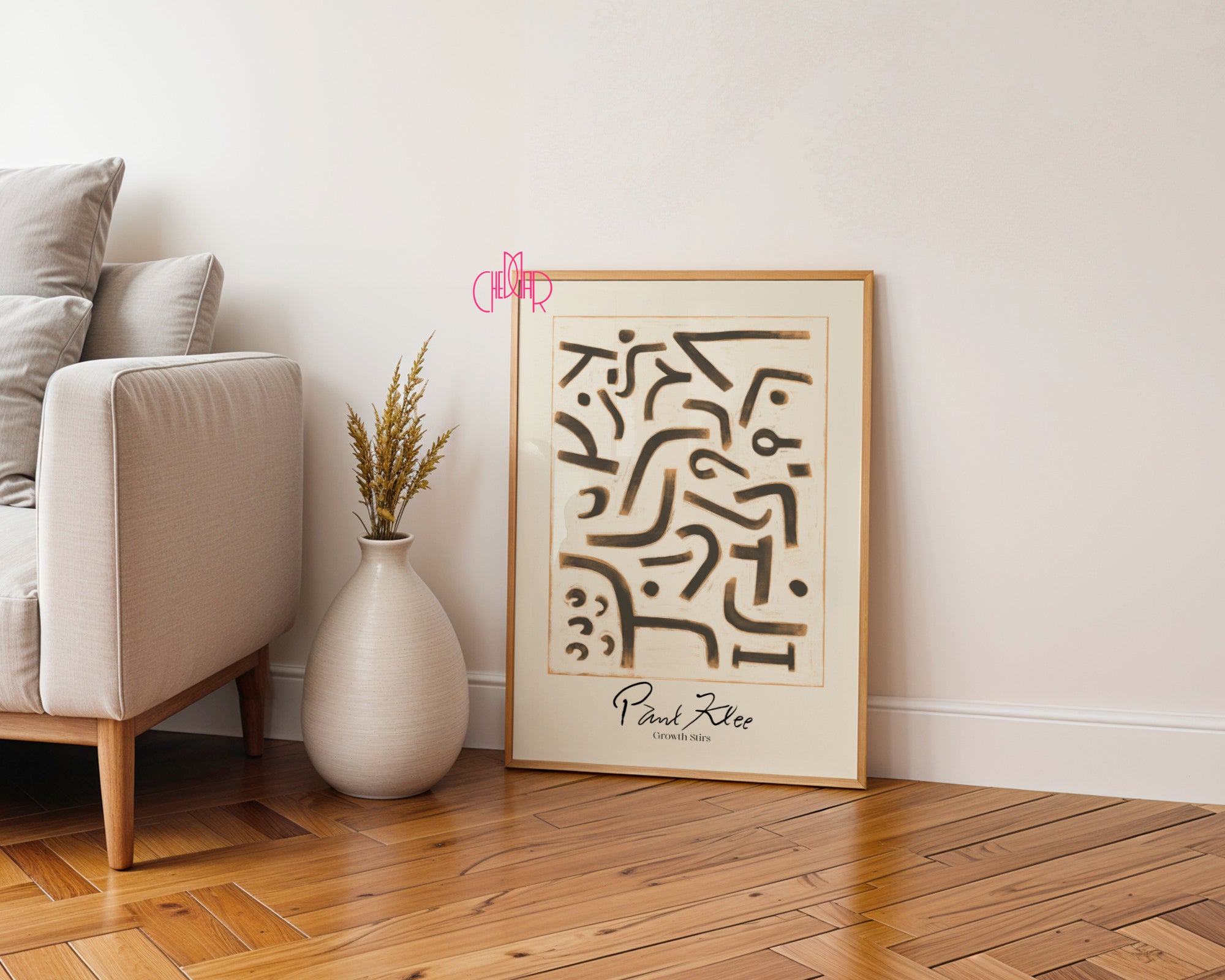 Linearne Przebudzenie: Growth Stirs – Paul Klee, Expressionist Abstract