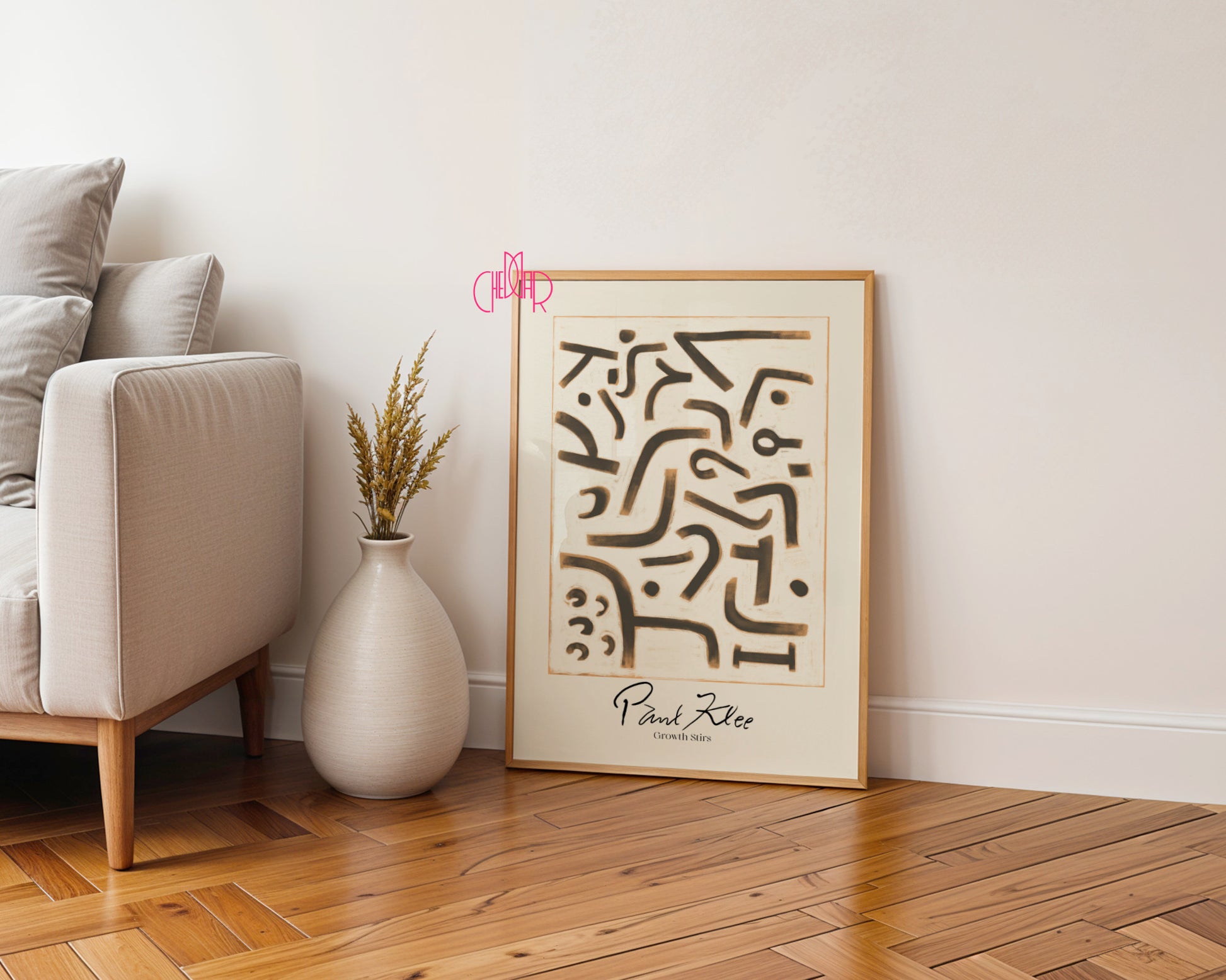 Linearne Przebudzenie: Growth Stirs – Paul Klee, Expressionist Abstract