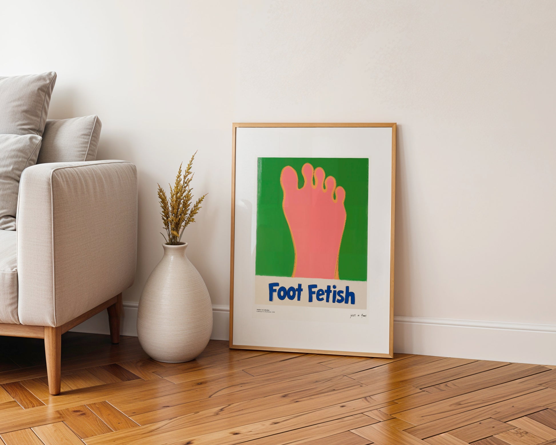 "Foot Fetish" Poster – A Bold Accent for Curio Collectors!