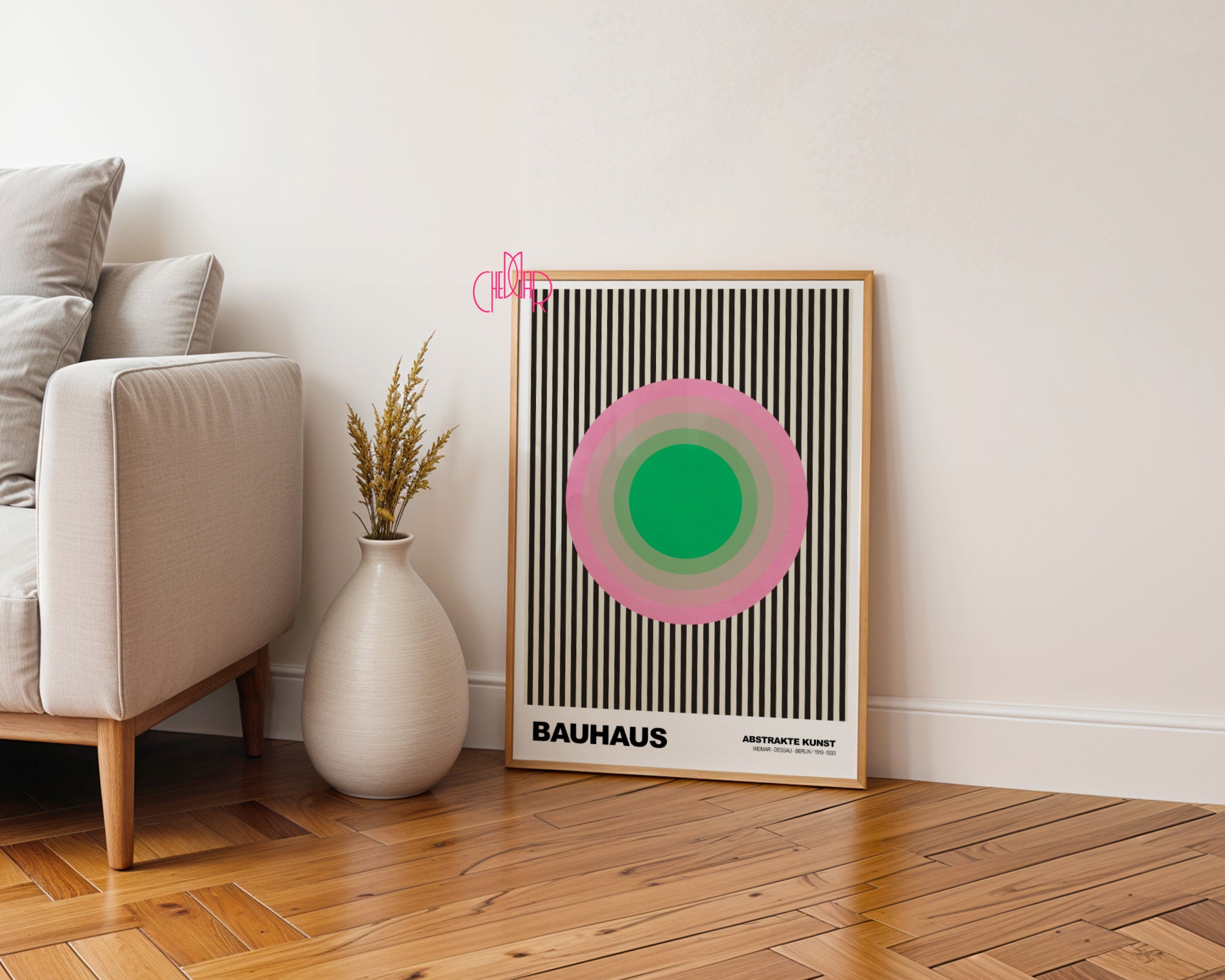 Spektrum Formy: Geometric Unity – Bauhaus, Abstract Composition