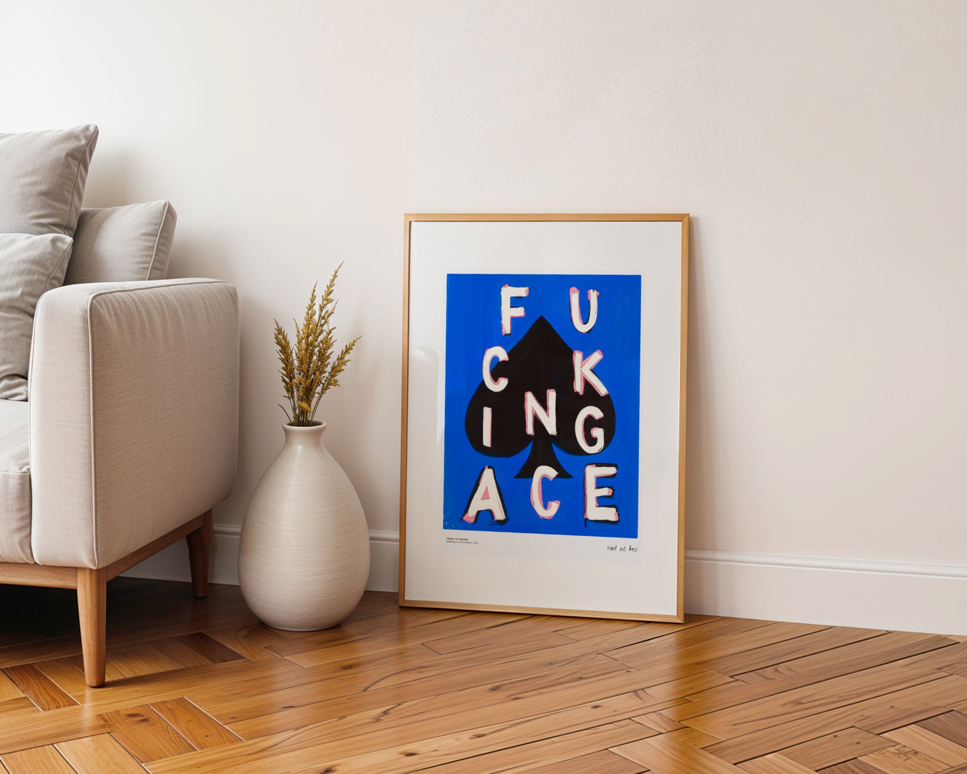 "Fucking Ace" Poster – A Winning Accent in Your Interior!