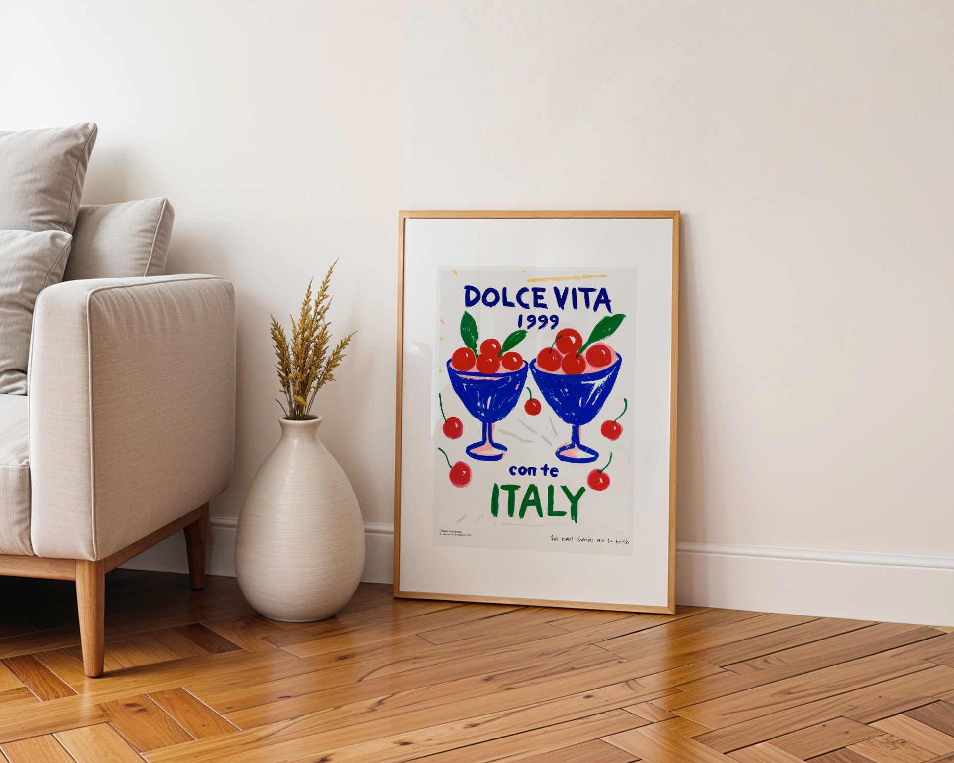 “Dolce Vita” poster – Feel the taste of Italian summer in your interior!