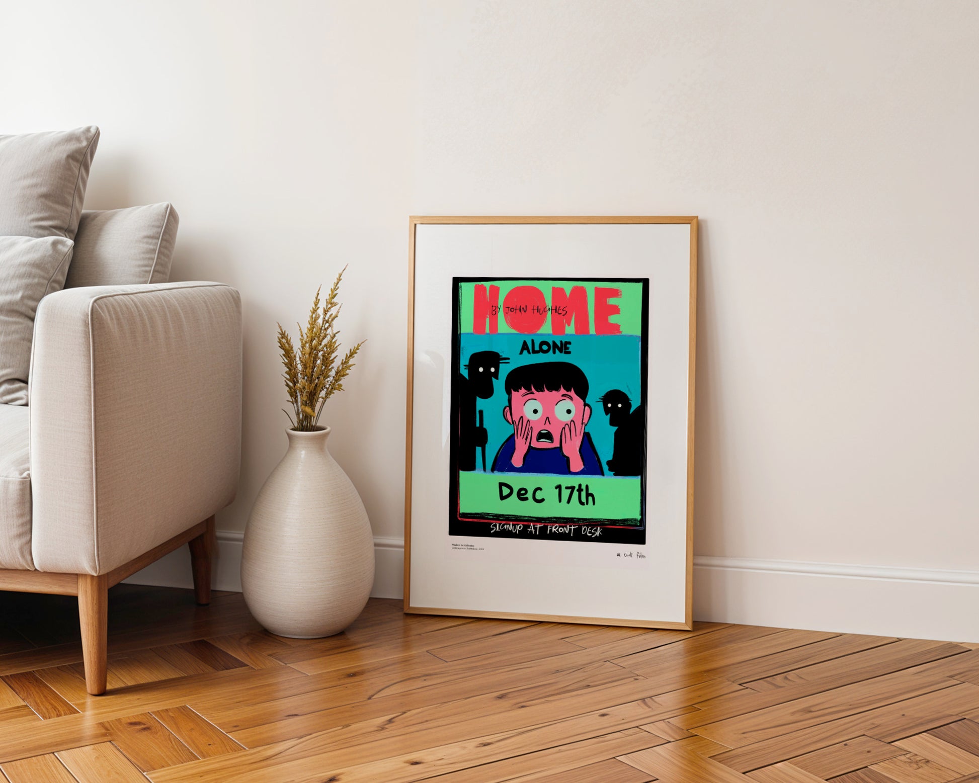 "Home Alone" Poster – A Cult Story with a Modern Twist!