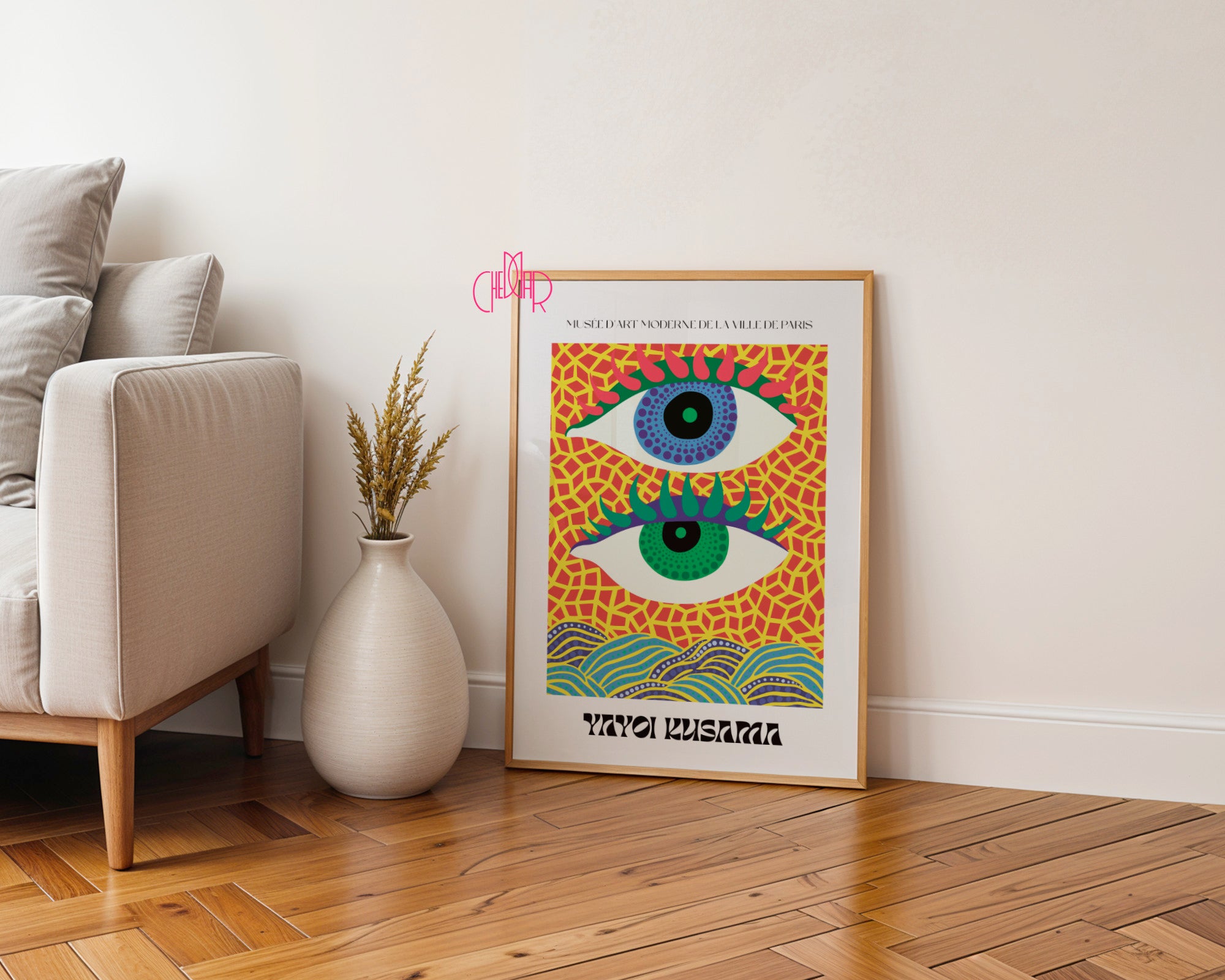 Plakat Yayoi Kusama, Surreal Eyes, Musée d’Art Moderne de la Ville de Paris