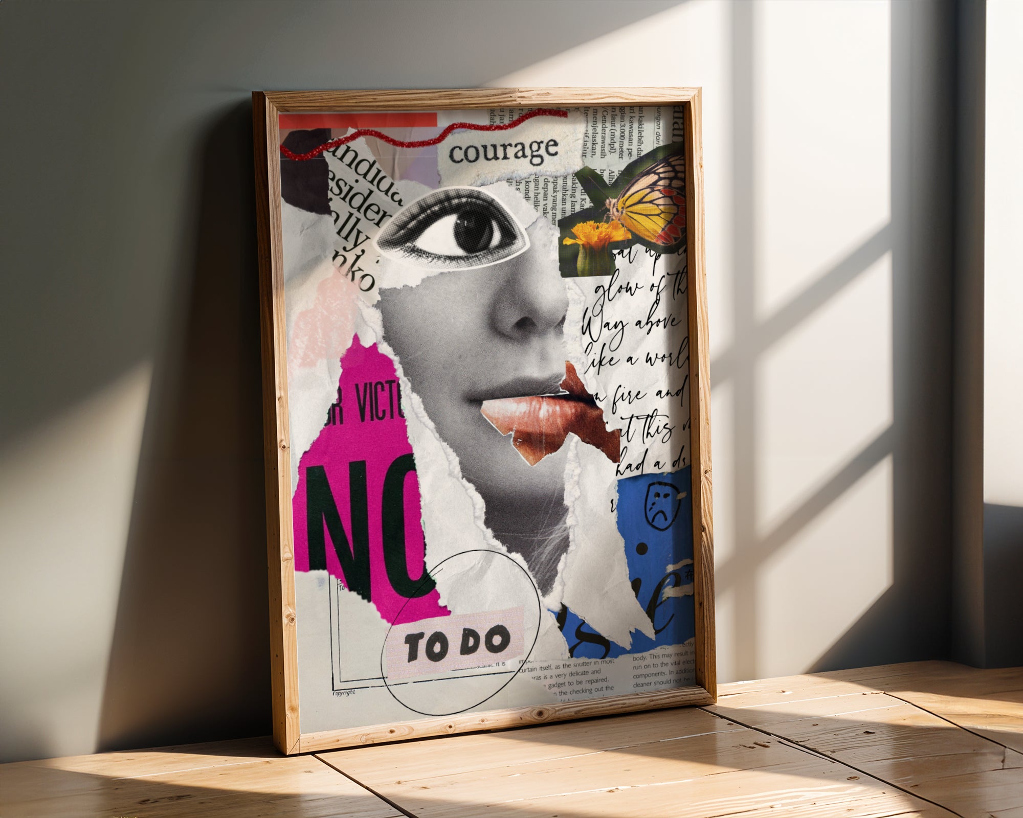 Courage Collage – Avant-Garde Layers