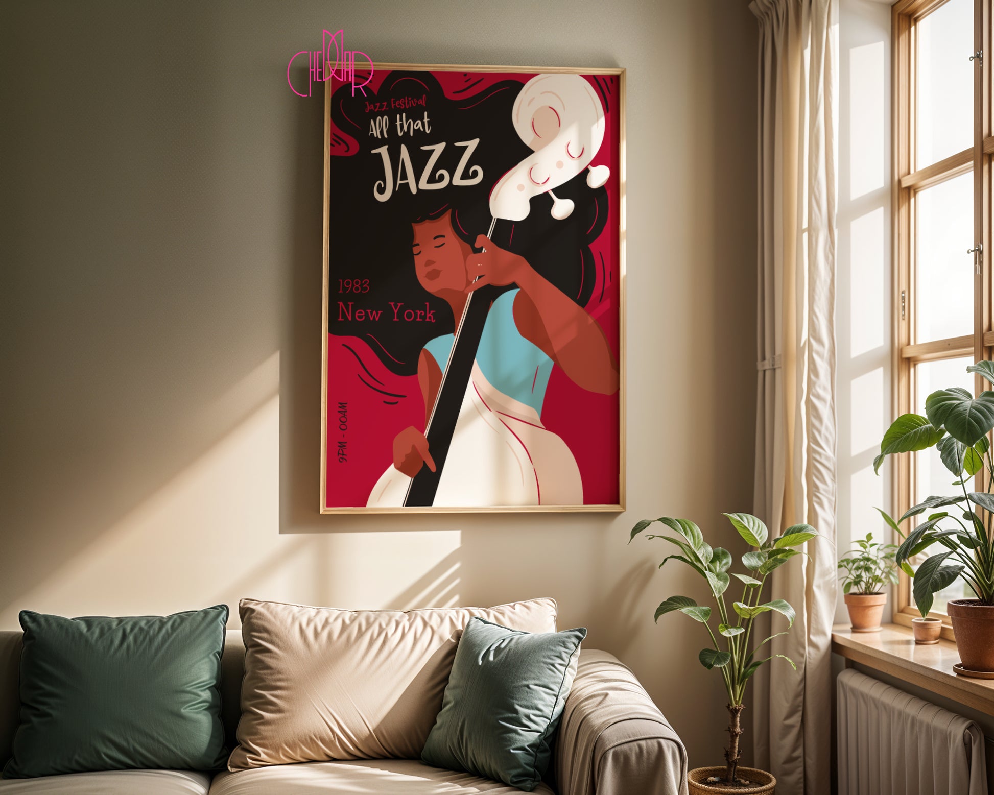 All That Jazz Music Poster, New York Jazz Festival 1983