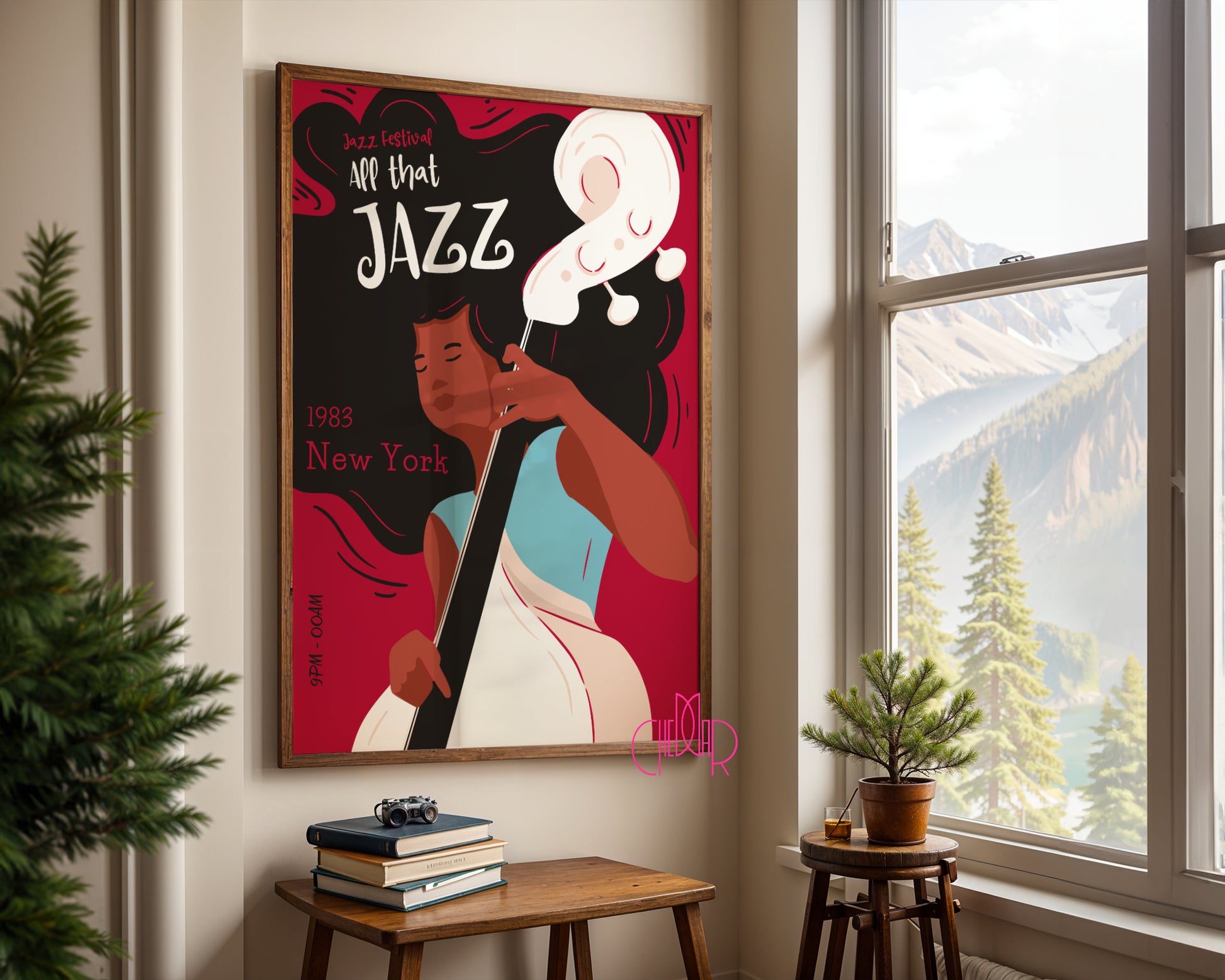 All That Jazz Music Poster, New York Jazz Festival 1983