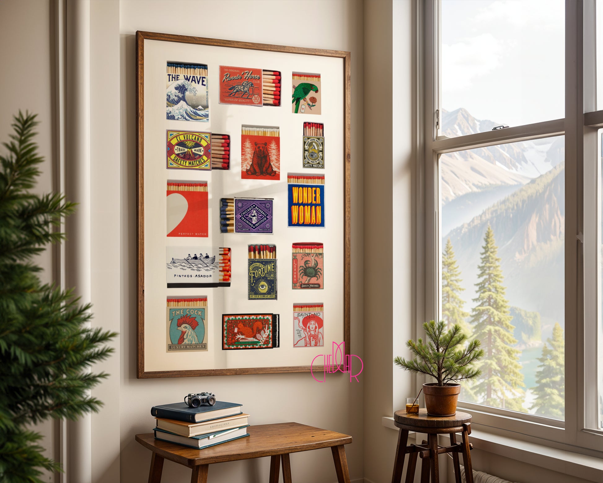 Matchbox Collection – Retro Collage