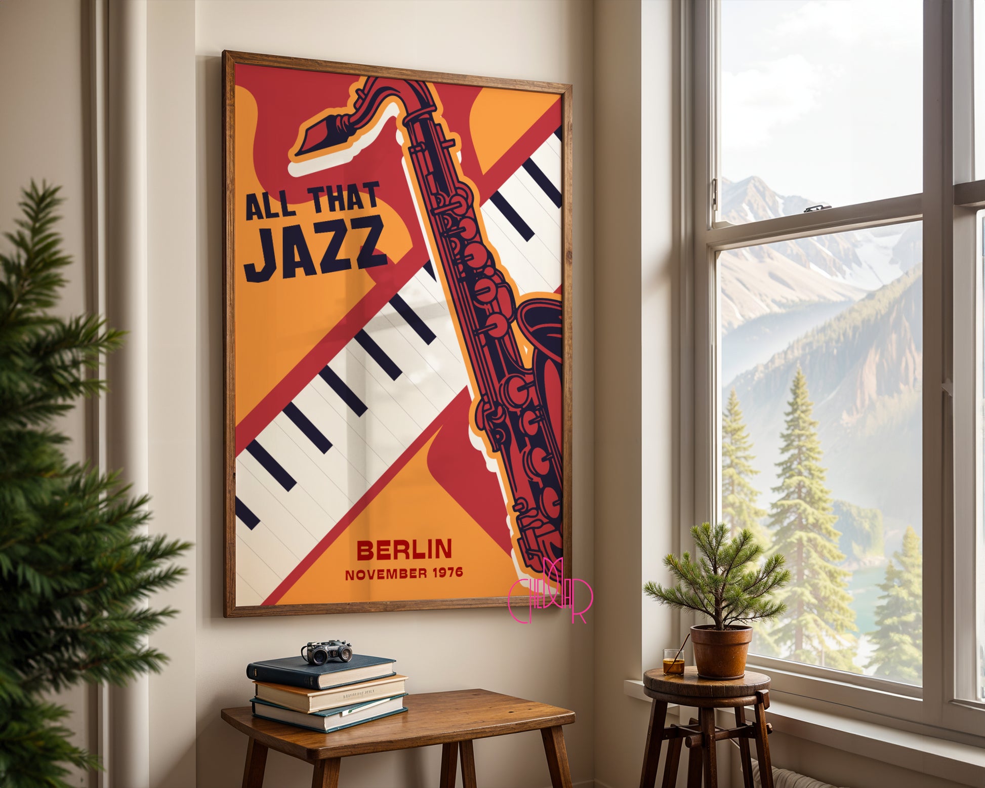 Music poster from the All That Jazz series, Berlin 1976