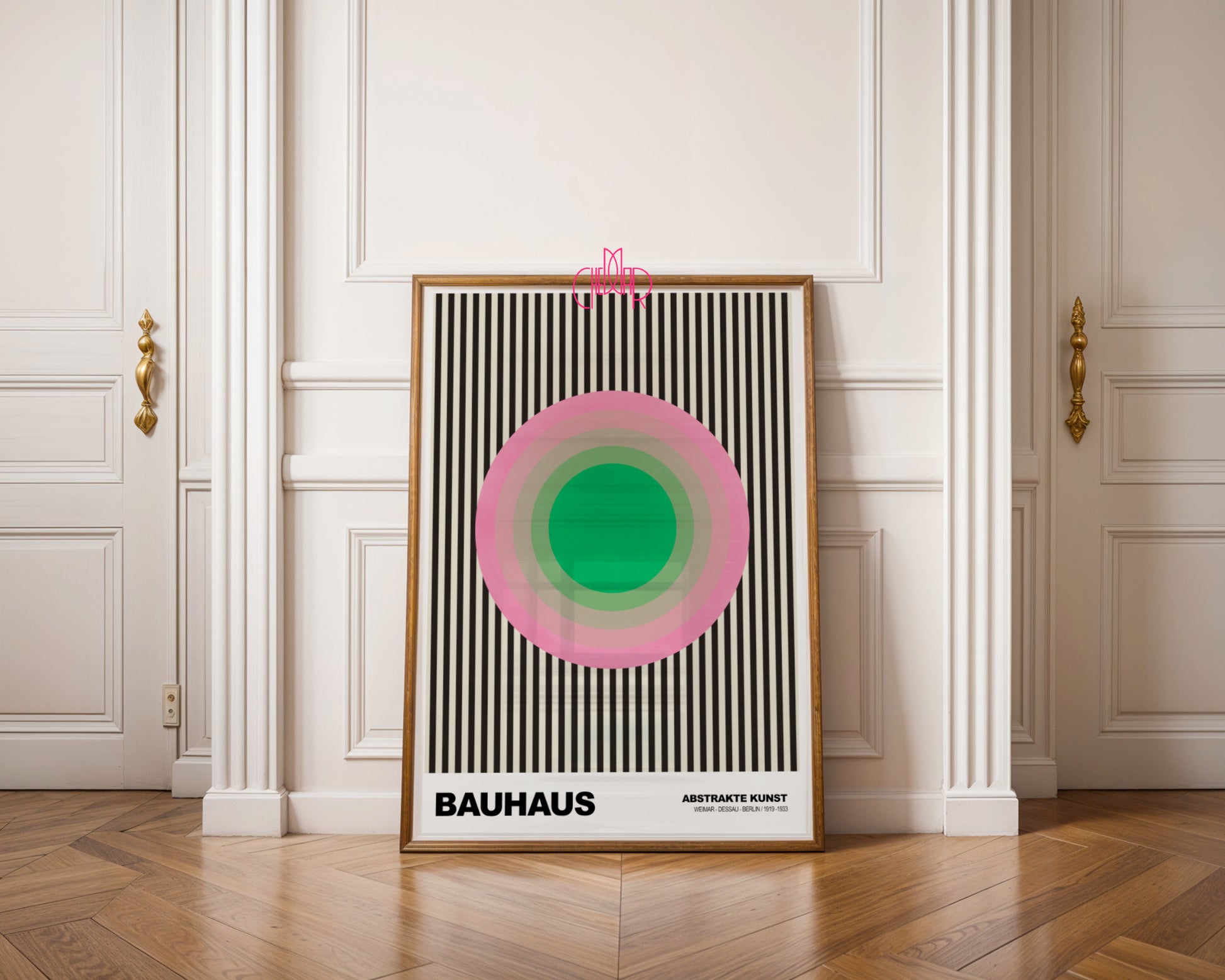 Spektrum Formy: Geometric Unity – Bauhaus, Abstract Composition