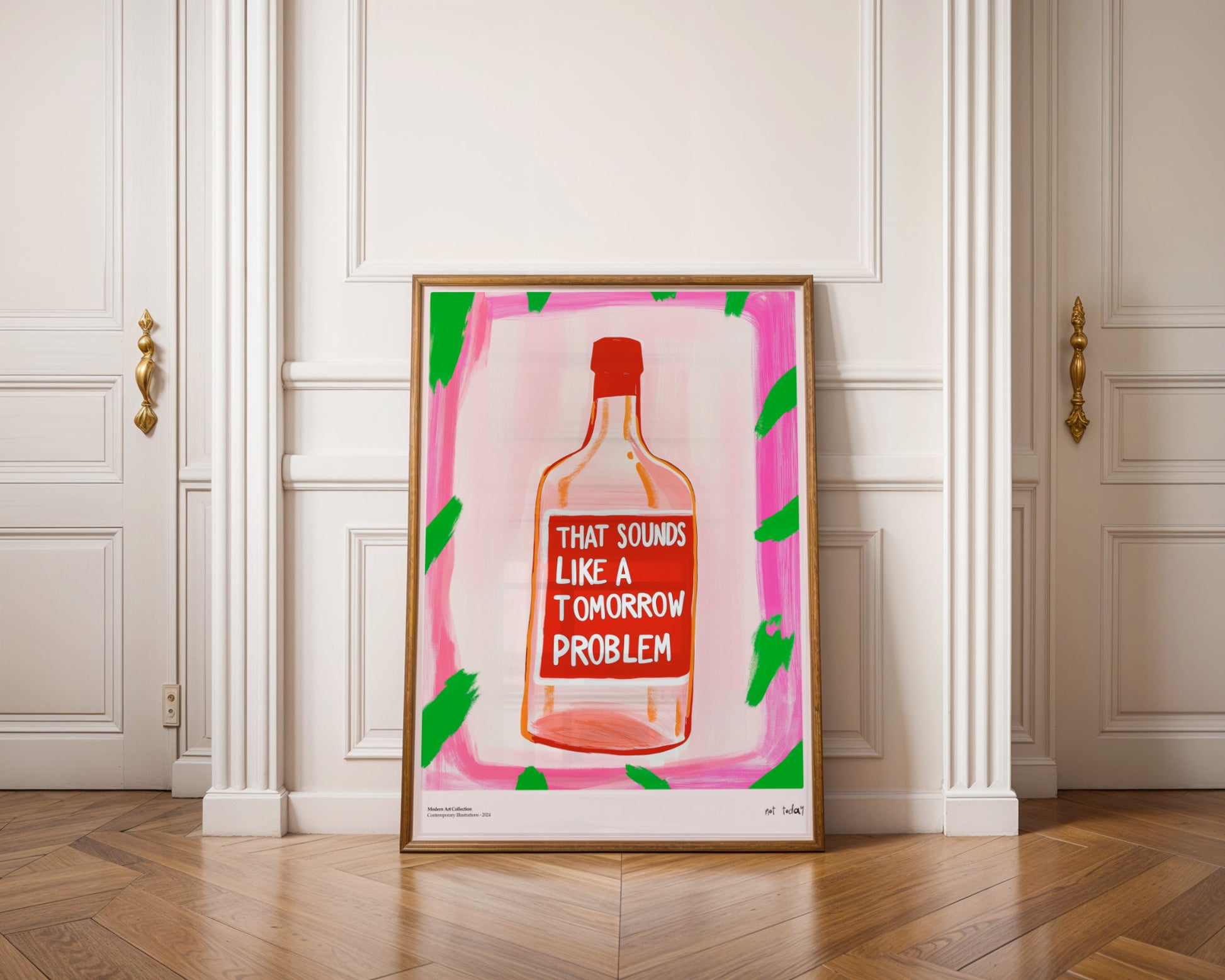 “Tomorrow Problem” Poster – A Manifesto of Relaxation in Your Interior!