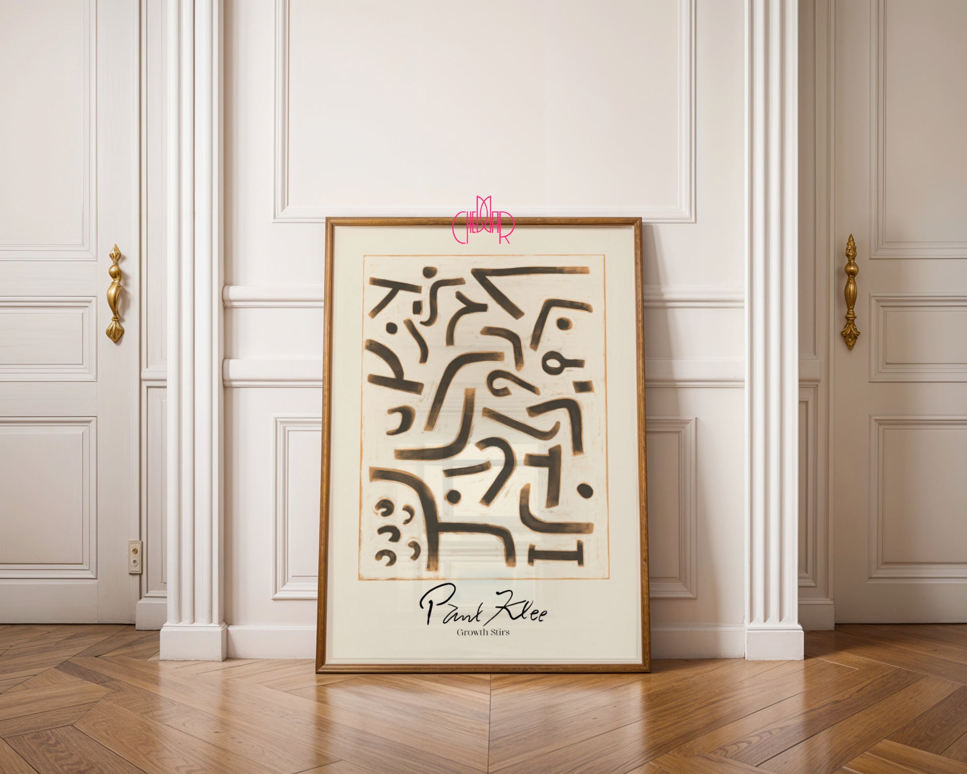 Linearne Przebudzenie: Growth Stirs – Paul Klee, Expressionist Abstract