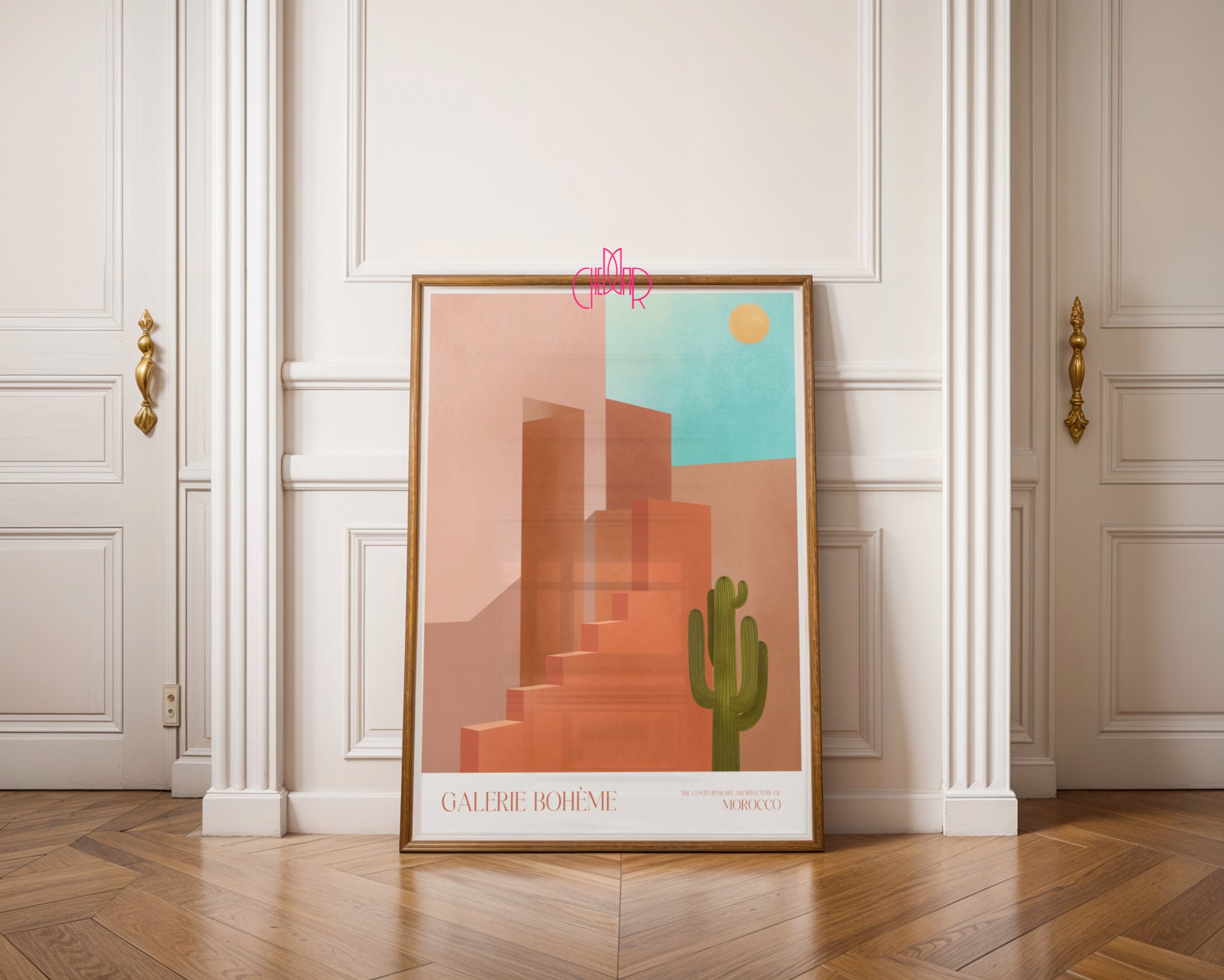 Plakat Morocco Shadows, Galerie Bohème, Contemporary Art, Minimalizm