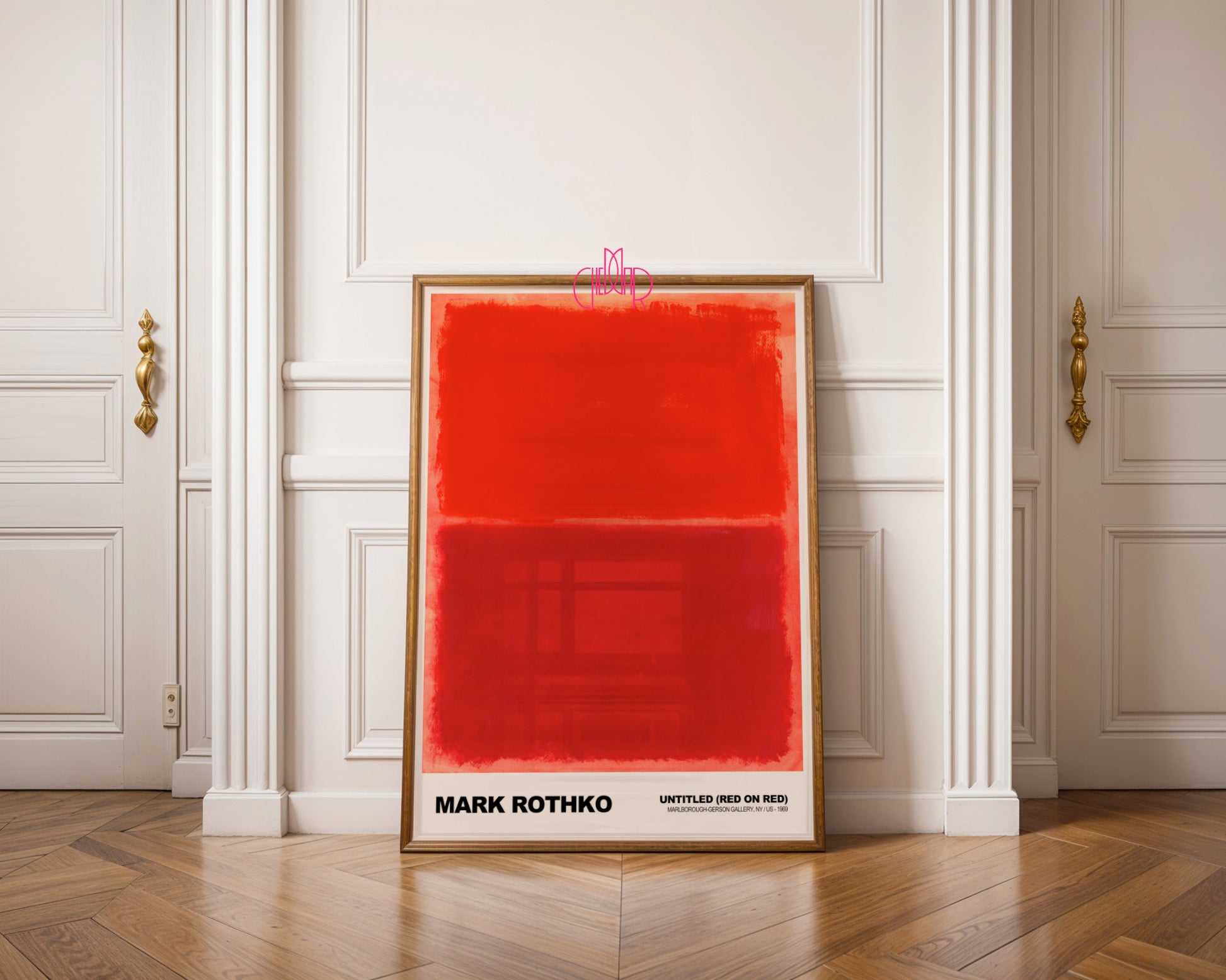 Płonąca Abstrakcja: Crimson Resonance – Mark Rothko, Untitled (Red on Red)