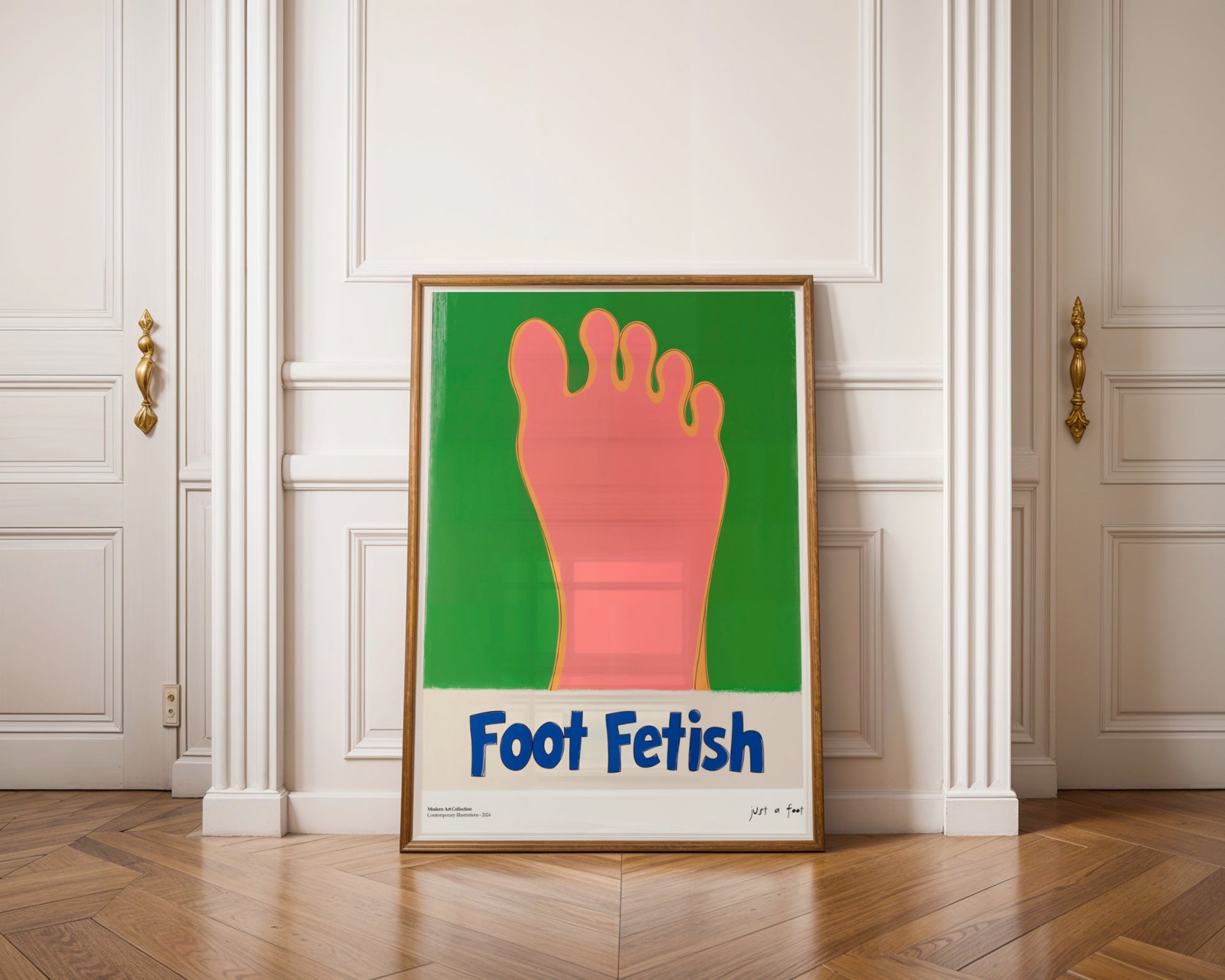 "Foot Fetish" Poster – A Bold Accent for Curio Collectors!
