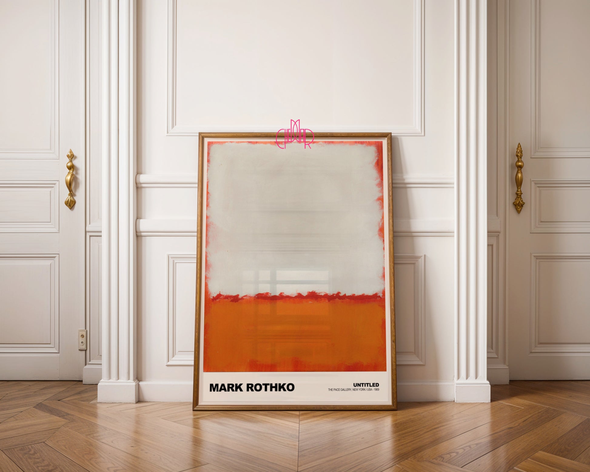 Eteryczne Horyzonty: Alabaster Drift – Mark Rothko, Untitled (Orange and White)