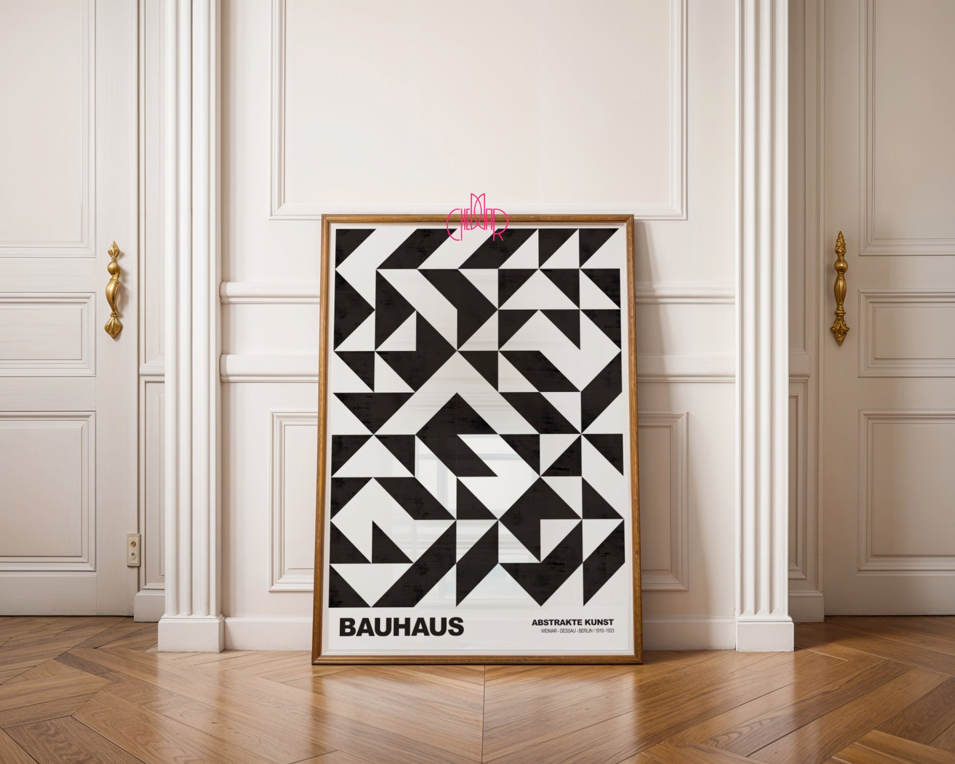 Czarna Dominanta: Concentric Force – Bauhaus, Minimalist Circle Vision