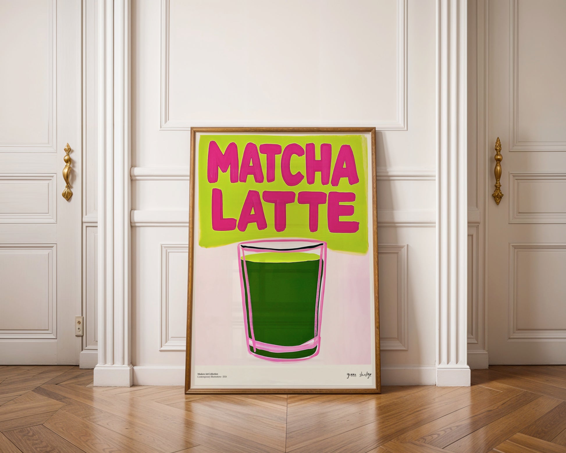 “Matcha Latte” Poster – Energy Boost for Your Interior!
