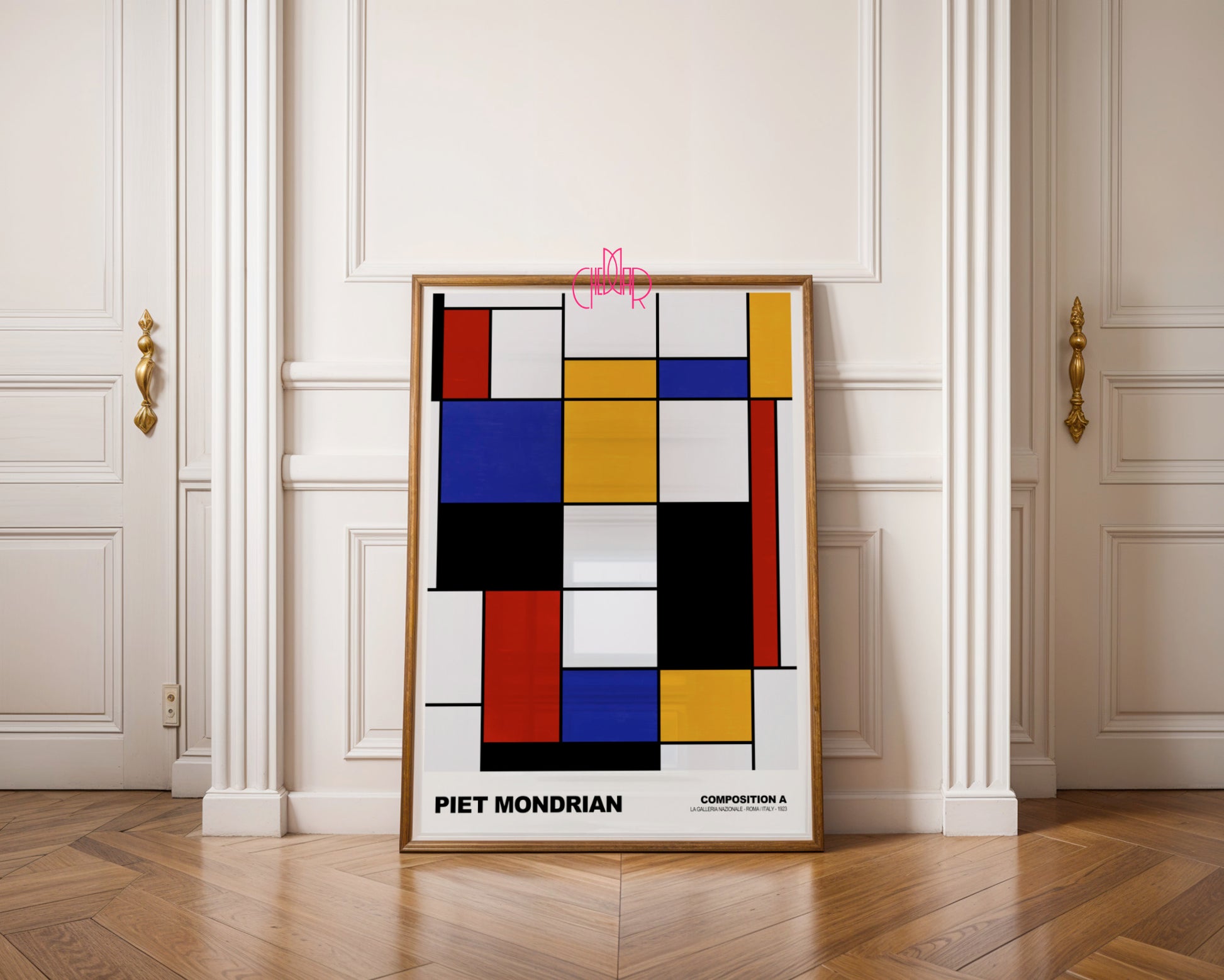 Architektura Koloru: Grid Logic – Mondrian, De Stijl Geometric Composition