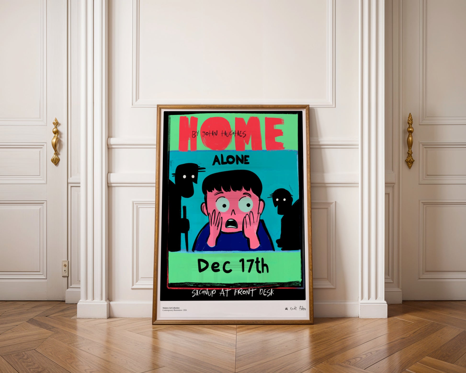 "Home Alone" Poster – A Cult Story with a Modern Twist!