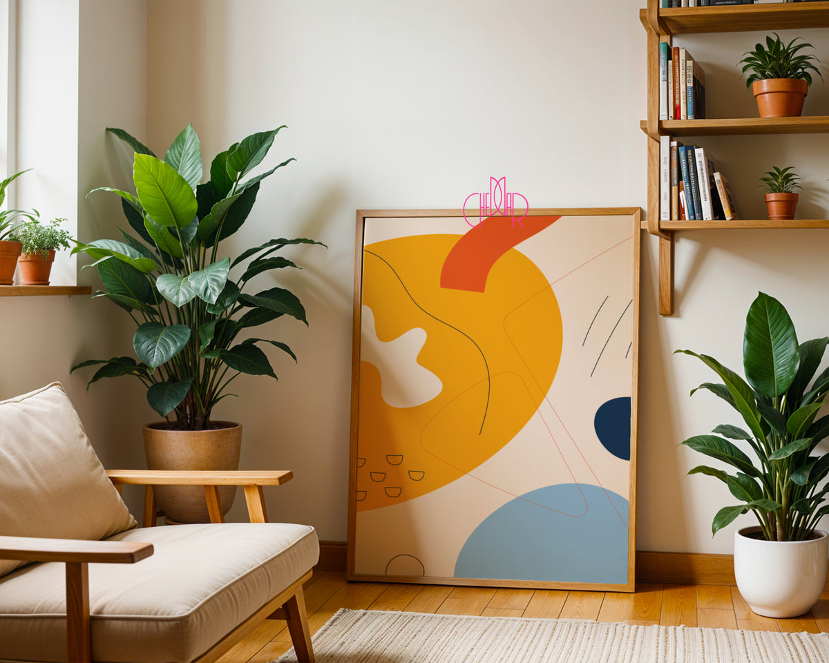 Abstract Playful Color Block – Set of 2