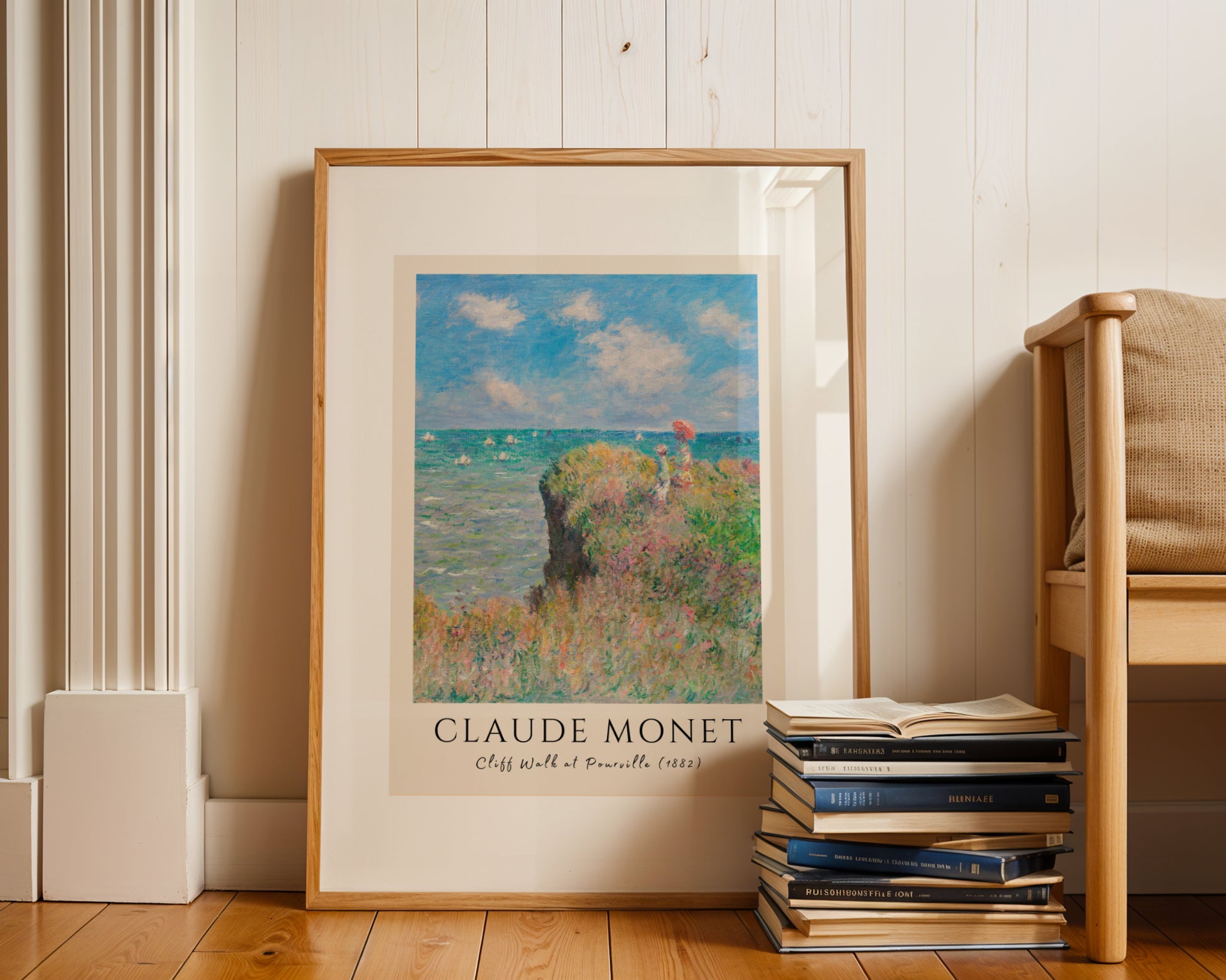 Claude Monet – Cliff Walk at Pourville