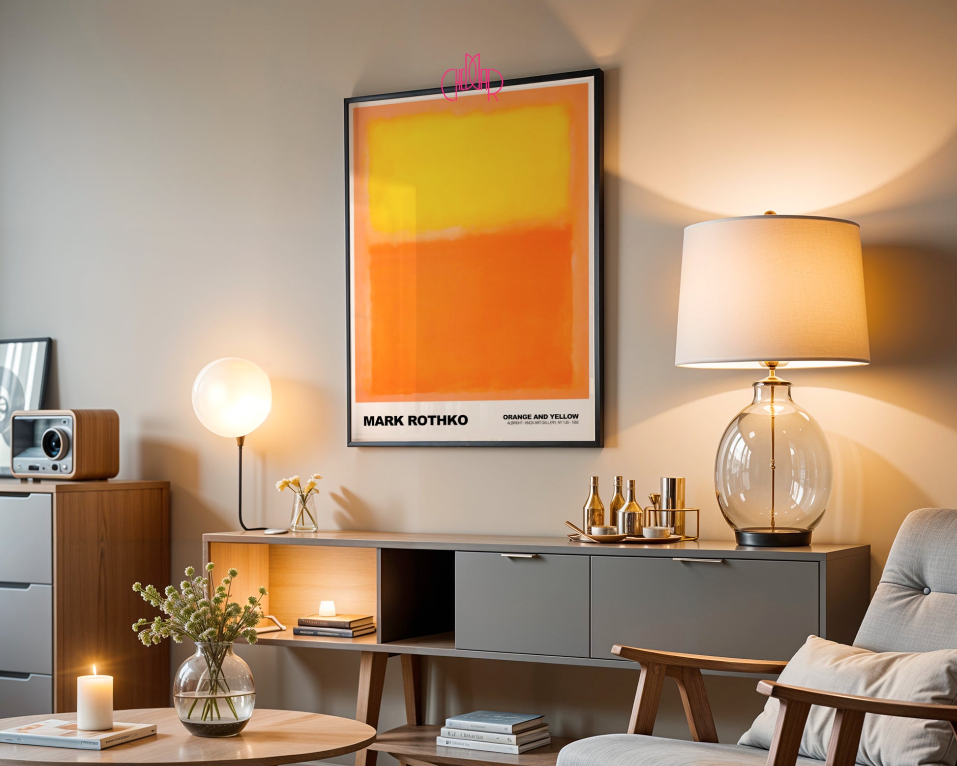 Puls Światła: Radiant Fields – Mark Rothko, Orange and Yellow Color Theory