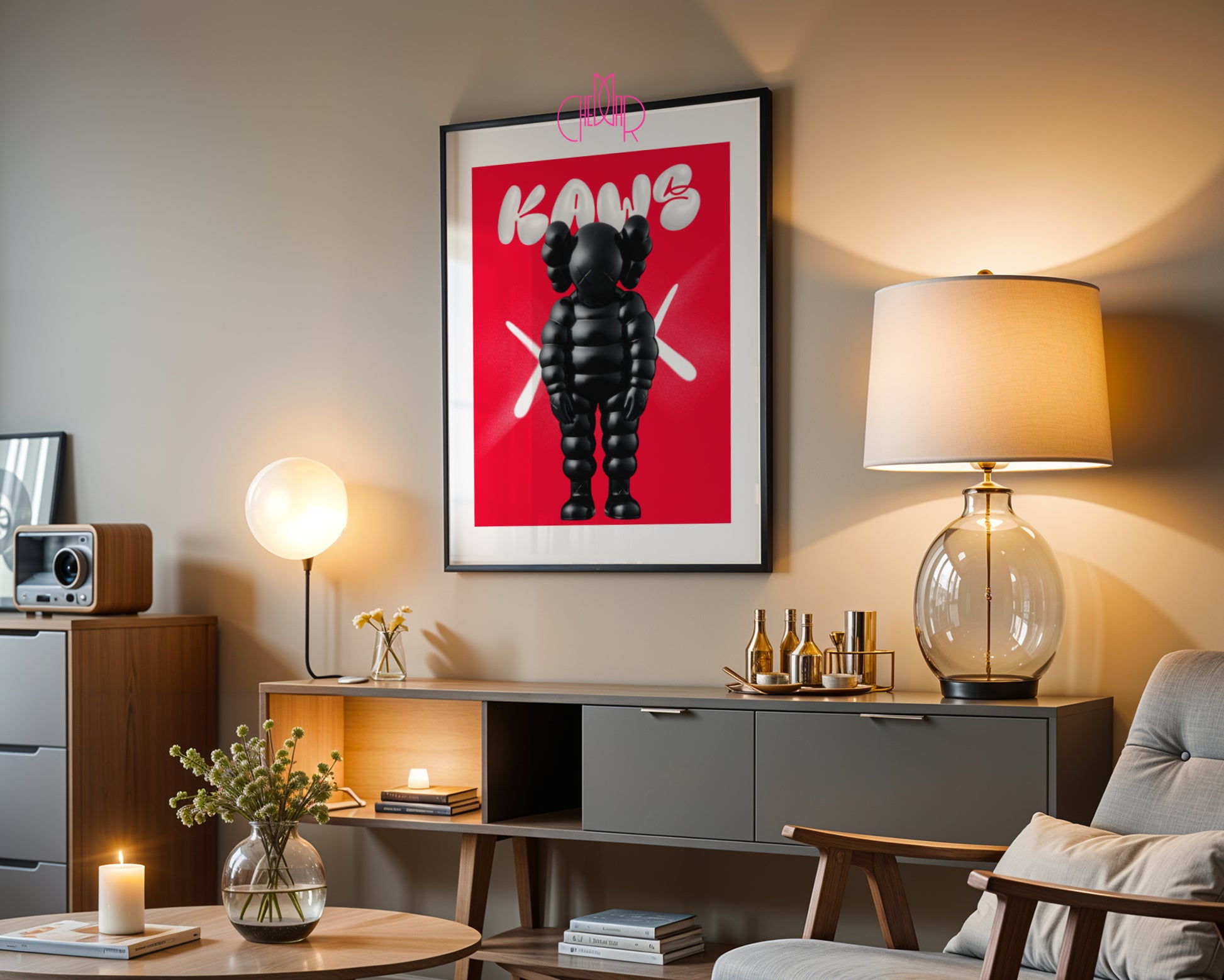 KAWS – What Party Red: The Power of Red