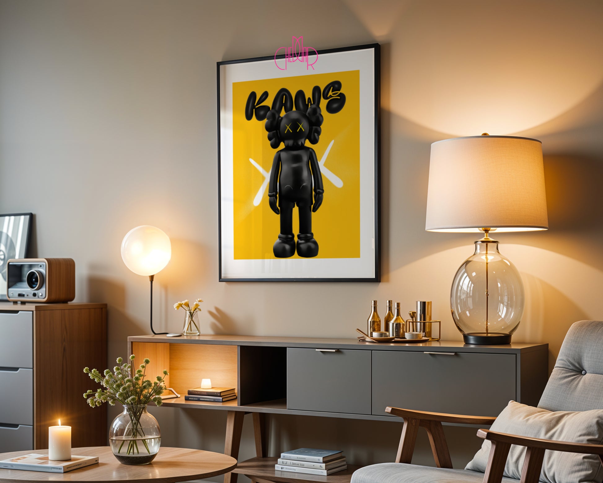 KAWS – Neon Yellow: Icon of Contemporary Pop Art