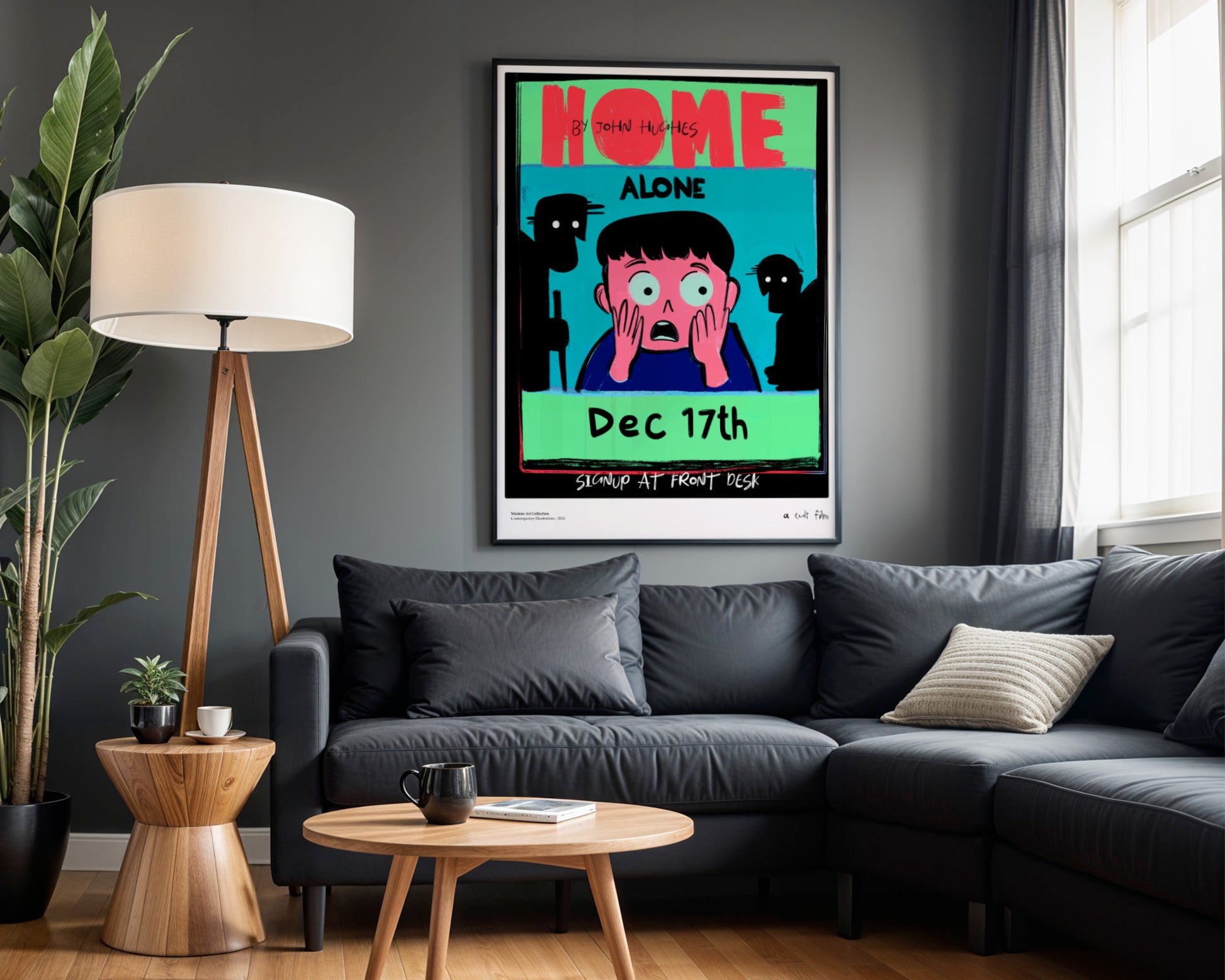 "Home Alone" Poster – A Cult Story with a Modern Twist!