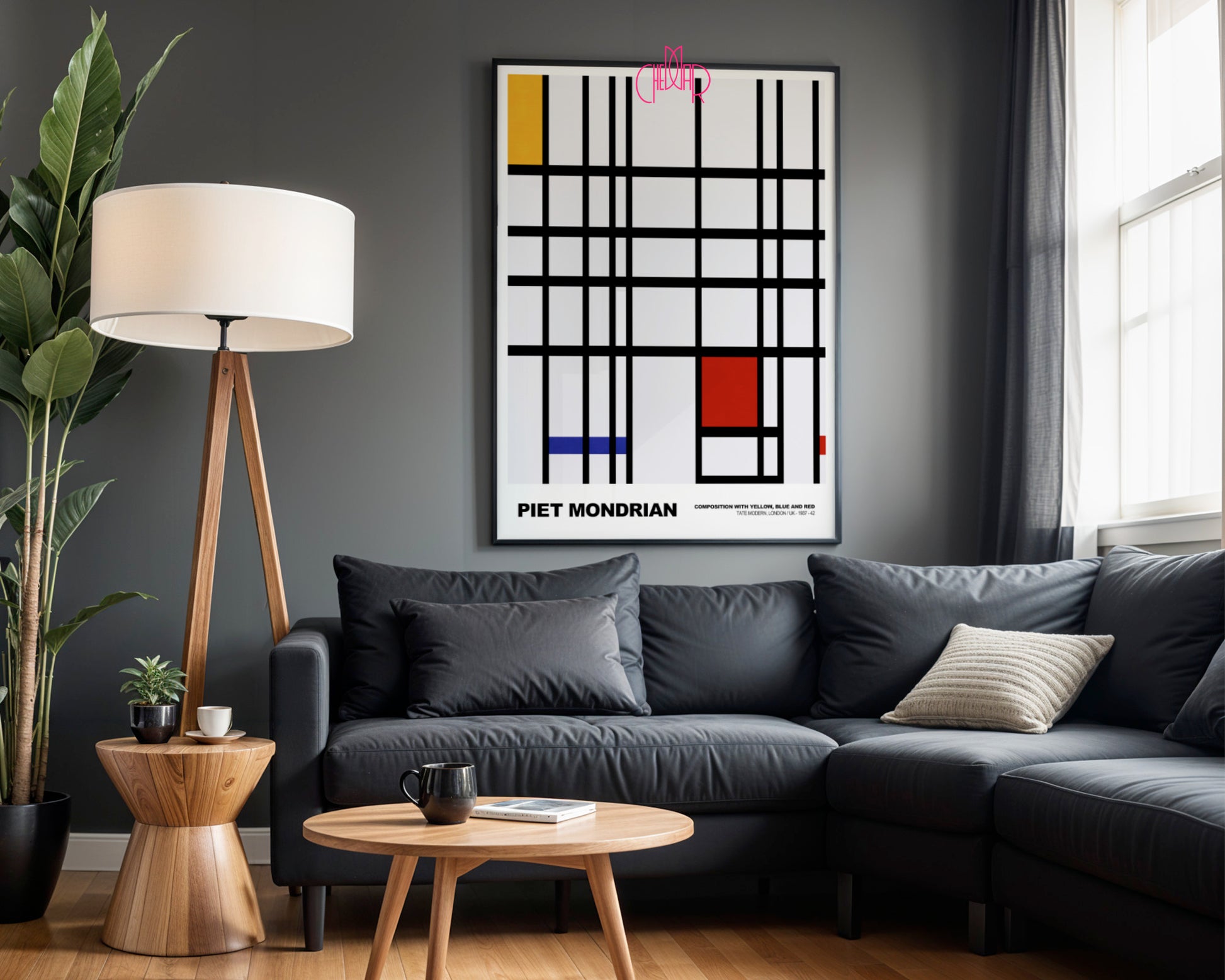 Rytm Linii: Linear Symphony – Mondrian, Tate Modern Grid Composition