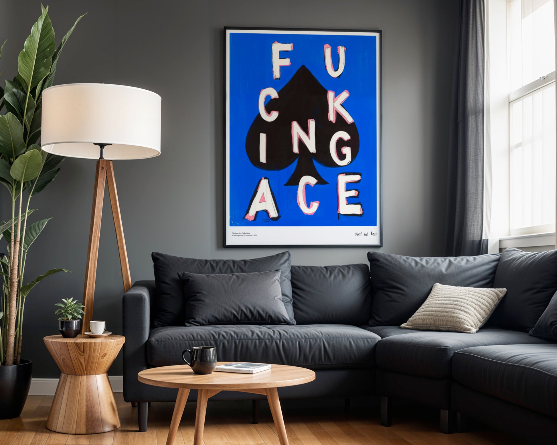 "Fucking Ace" Poster – A Winning Accent in Your Interior!