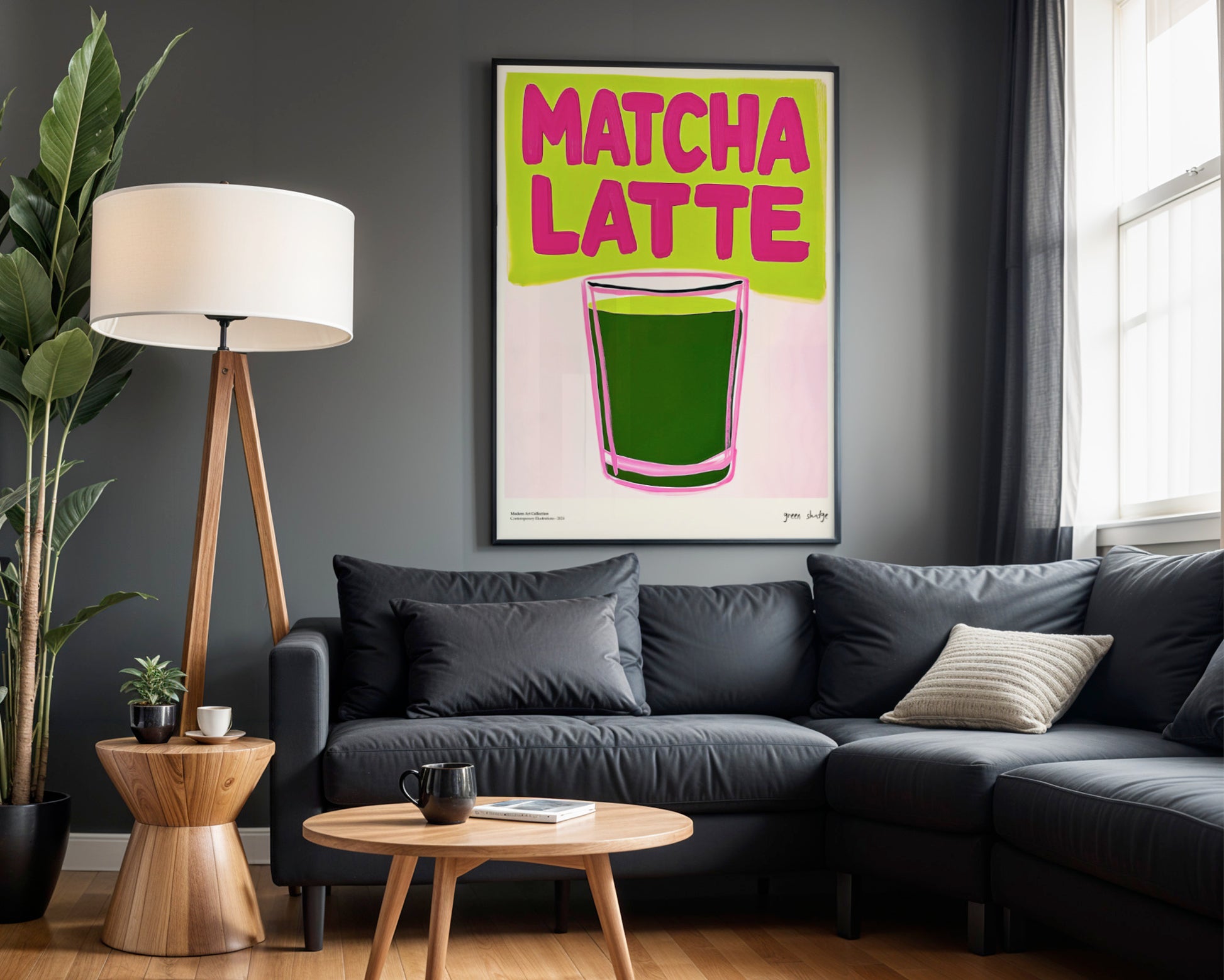 “Matcha Latte” Poster – Energy Boost for Your Interior!