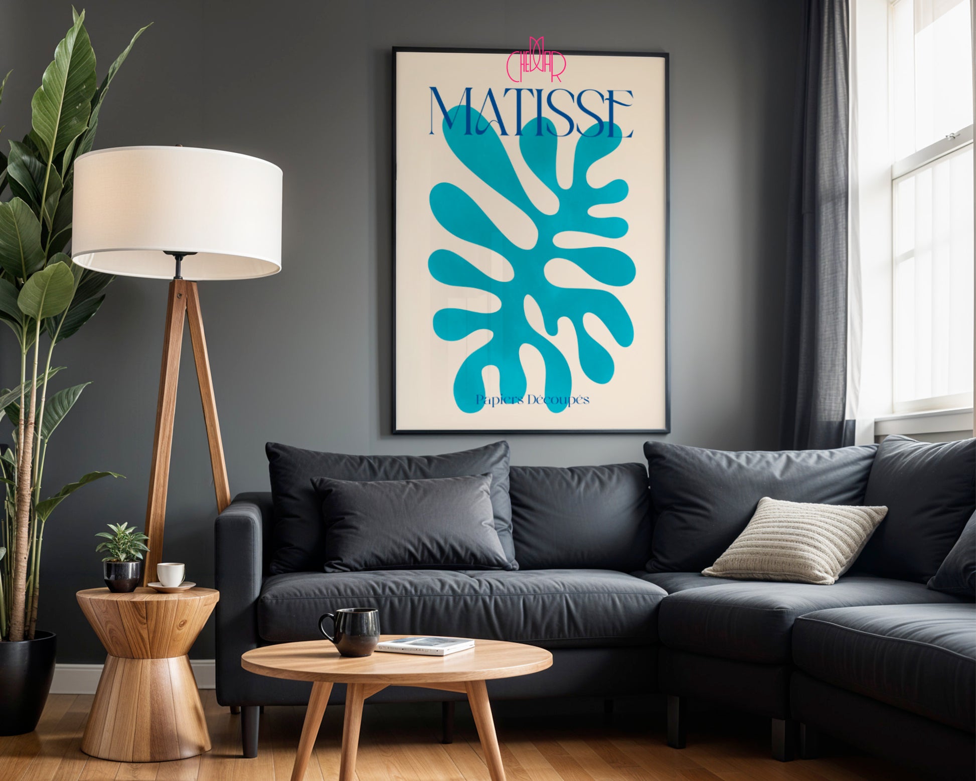 Abstract Coral – Henri Matisse, Papiers Découpés