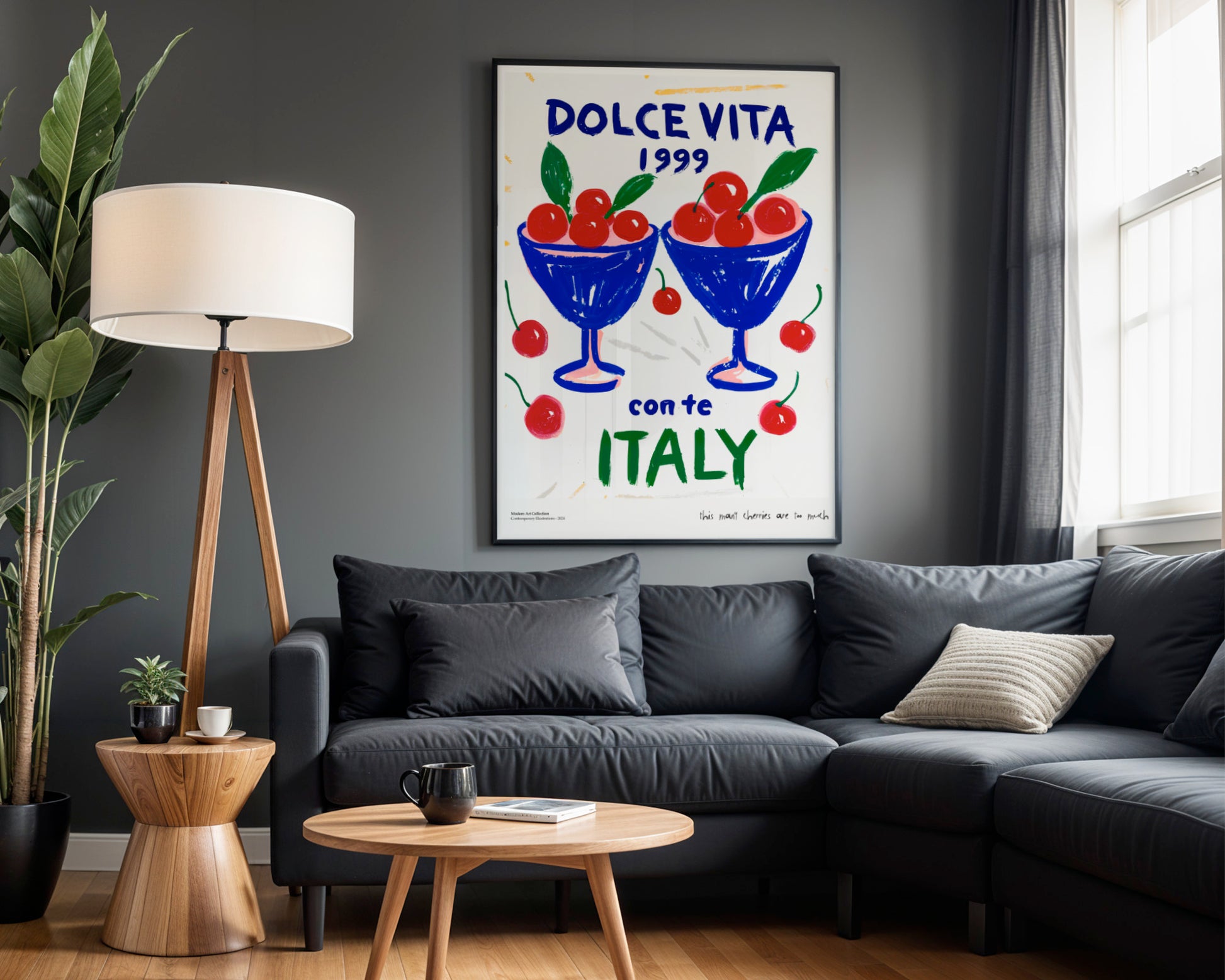 “Dolce Vita” poster – Feel the taste of Italian summer in your interior!