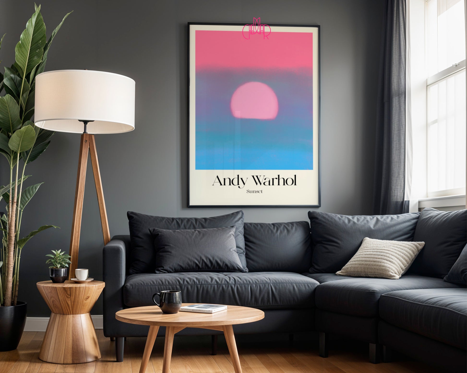 Lazurowy Zmierzch: Sunset – Andy Warhol, Pop Art Aesthetic
