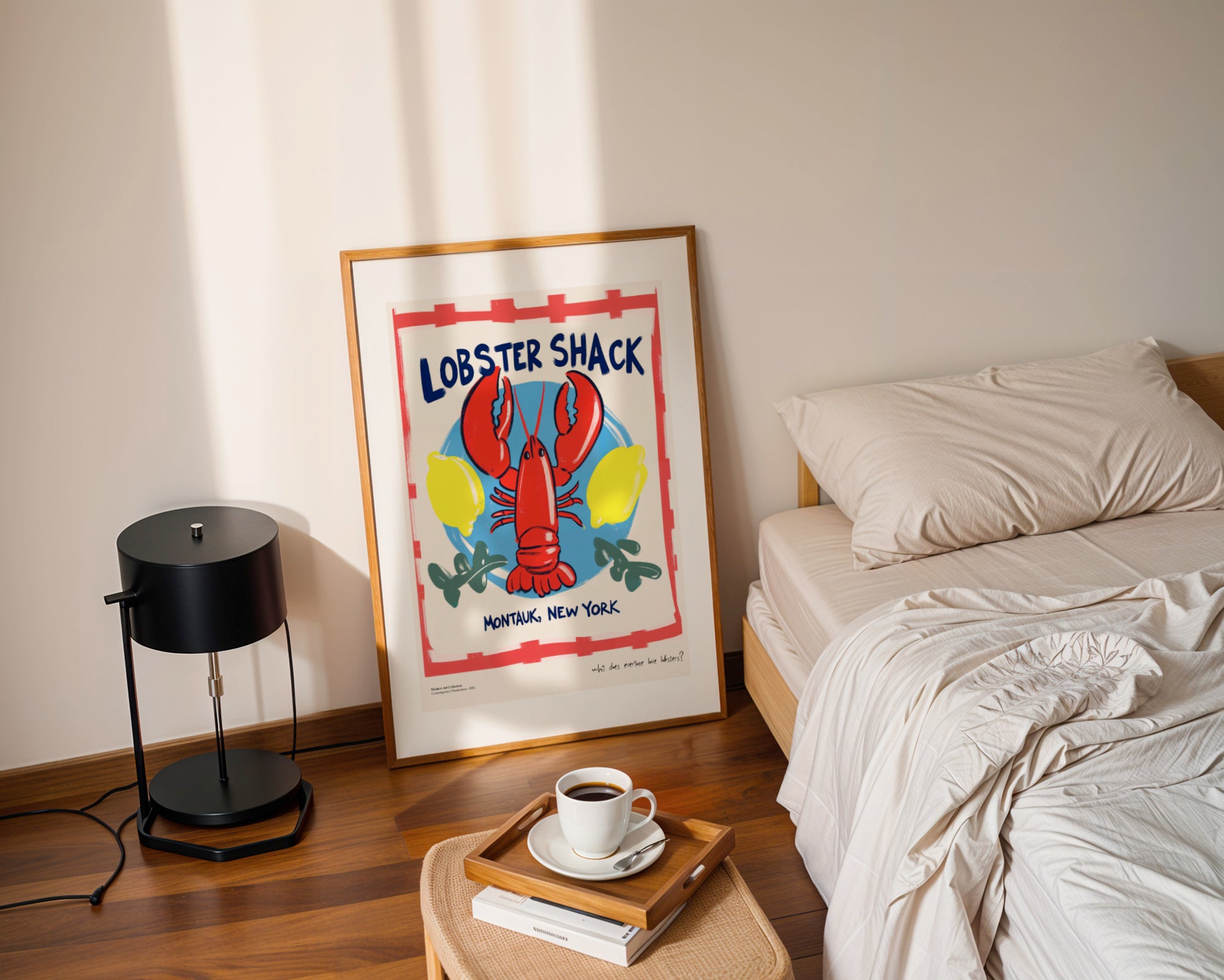 "Lobster Shack" Poster - Bring the Montauk vibe right into your kitchen!