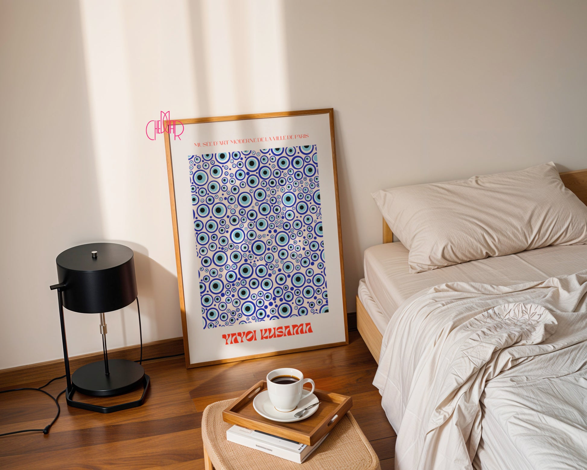 Plakat Yayoi Kusama, Evil Eye Pattern, Musée d’Art Moderne de la Ville de Paris