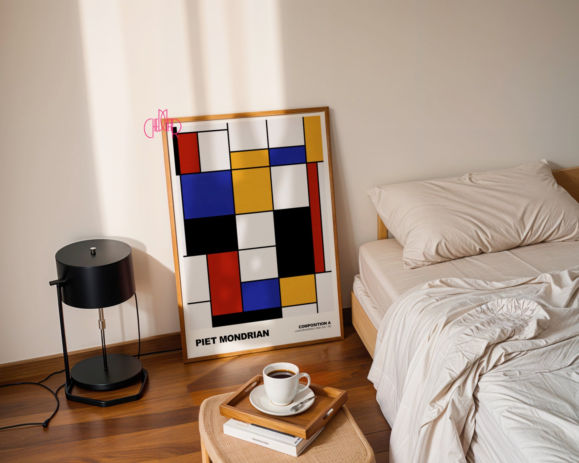 Architektura Koloru: Grid Logic – Mondrian, De Stijl Geometric Composition