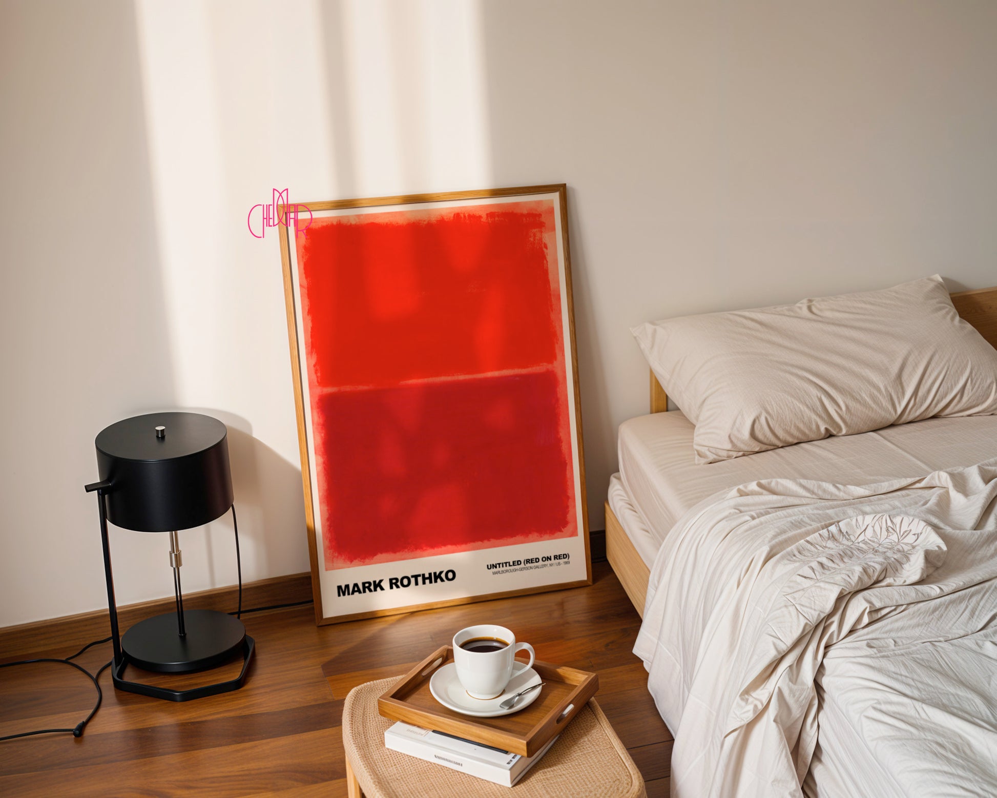 Płonąca Abstrakcja: Crimson Resonance – Mark Rothko, Untitled (Red on Red)