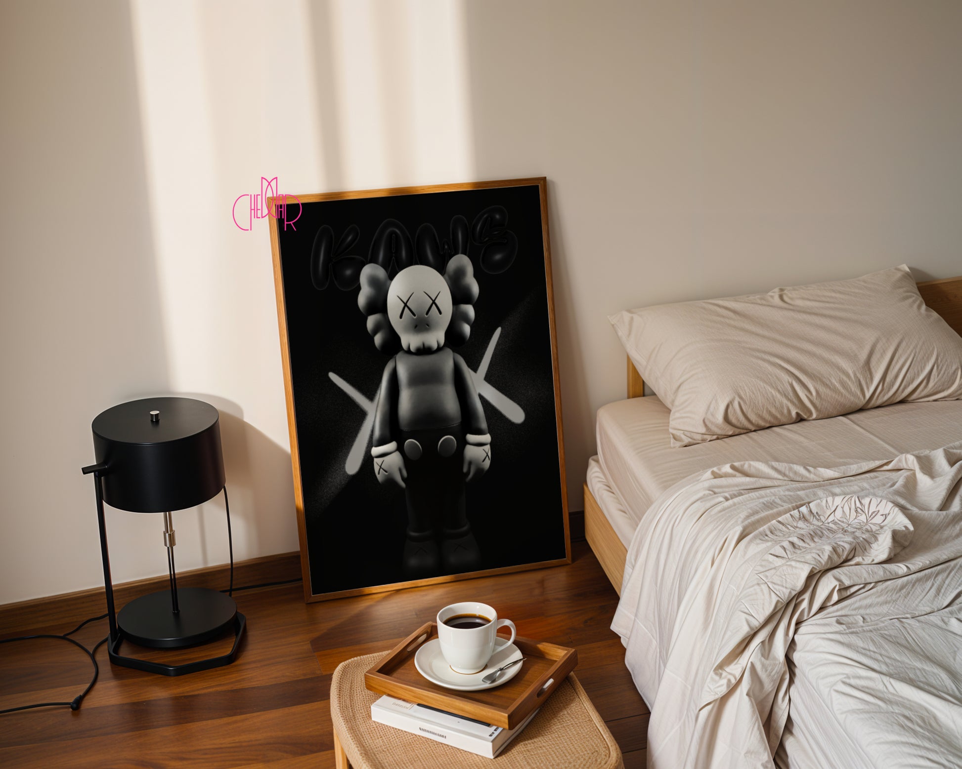 KAWS – Grey Companion: Monochromatic Design Icon