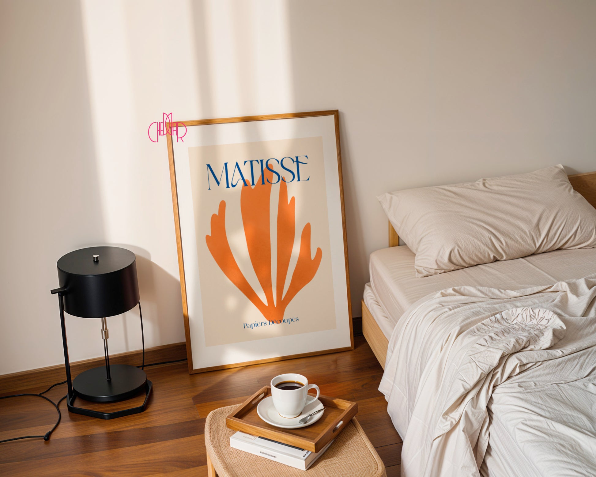 Sunny Abstraction: Orange Bloom – Henri Matisse, Papiers Découpés